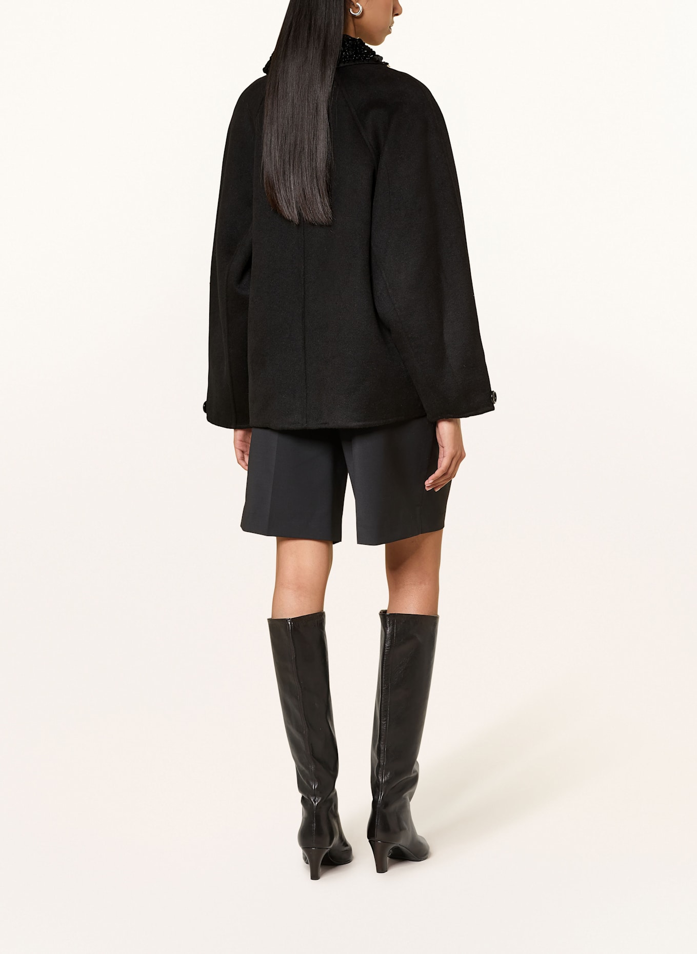 LIU JO Jacke mit Pailletten: SCHWARZ