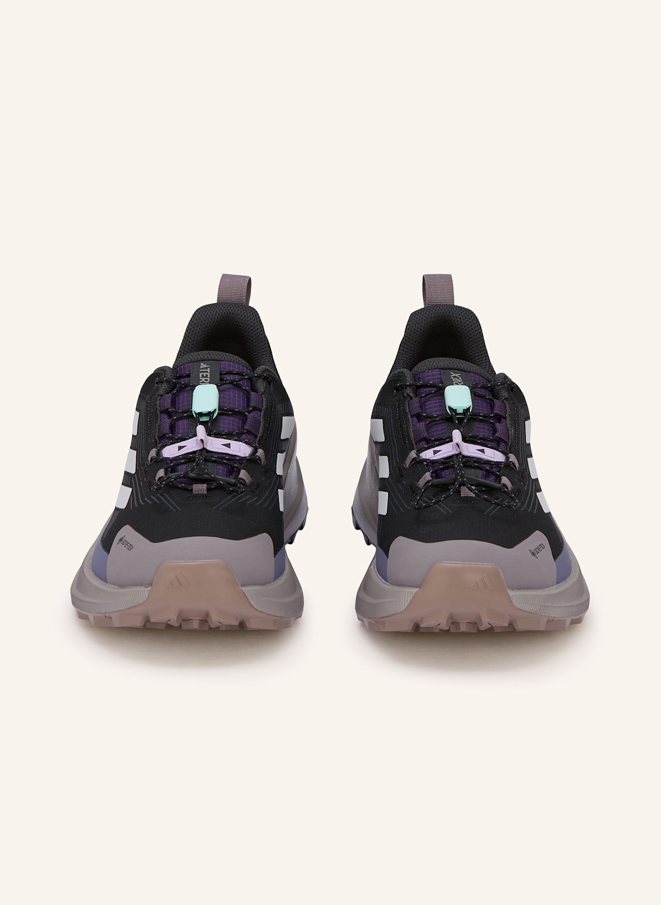 adidas TERREX TRAILMAKER 2 GTX SL hiking shoes: BLACK / DARK PURPLE / LIGHT GRAY