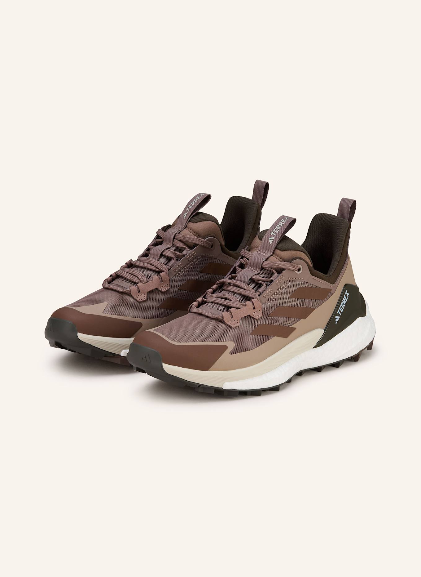 adidas TERREX Wanderschuhe TERREX FREE HIKER 2 LOW: BRAUN/ HELLBRAUN/ SCHWARZ