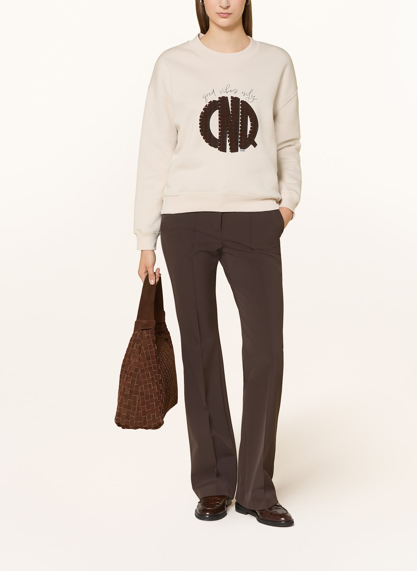 CINQUE Sweatshirt CIESTATA: CREME