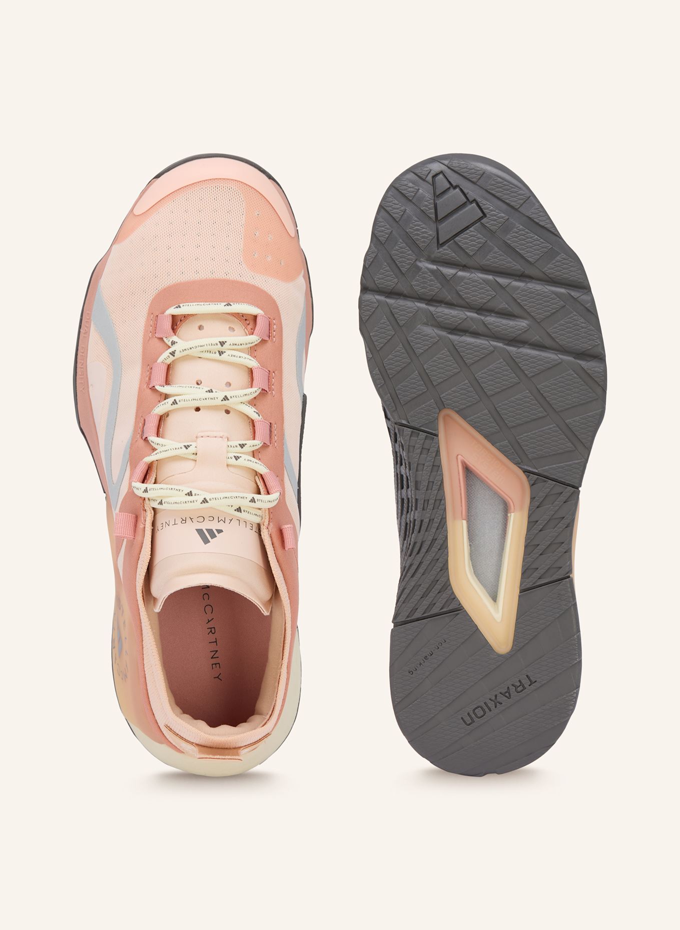 adidas by Stella McCartney Fitnessschuhe ADIDAS BY STELLA MCCARTNEY DROPSET TRAINING: NUDE / LACHS