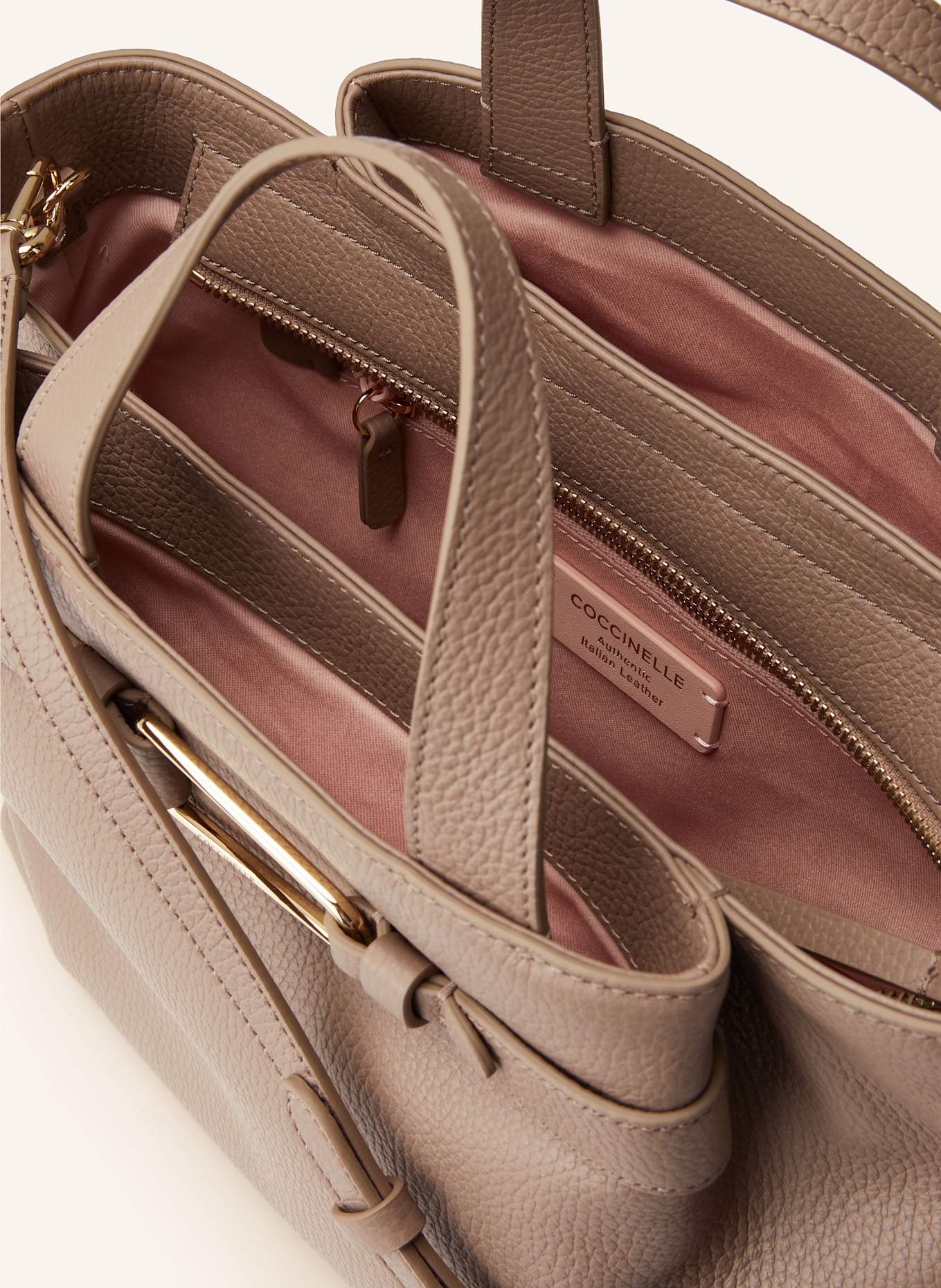 COCCINELLE Torebka: SZAROBRĄZOWY