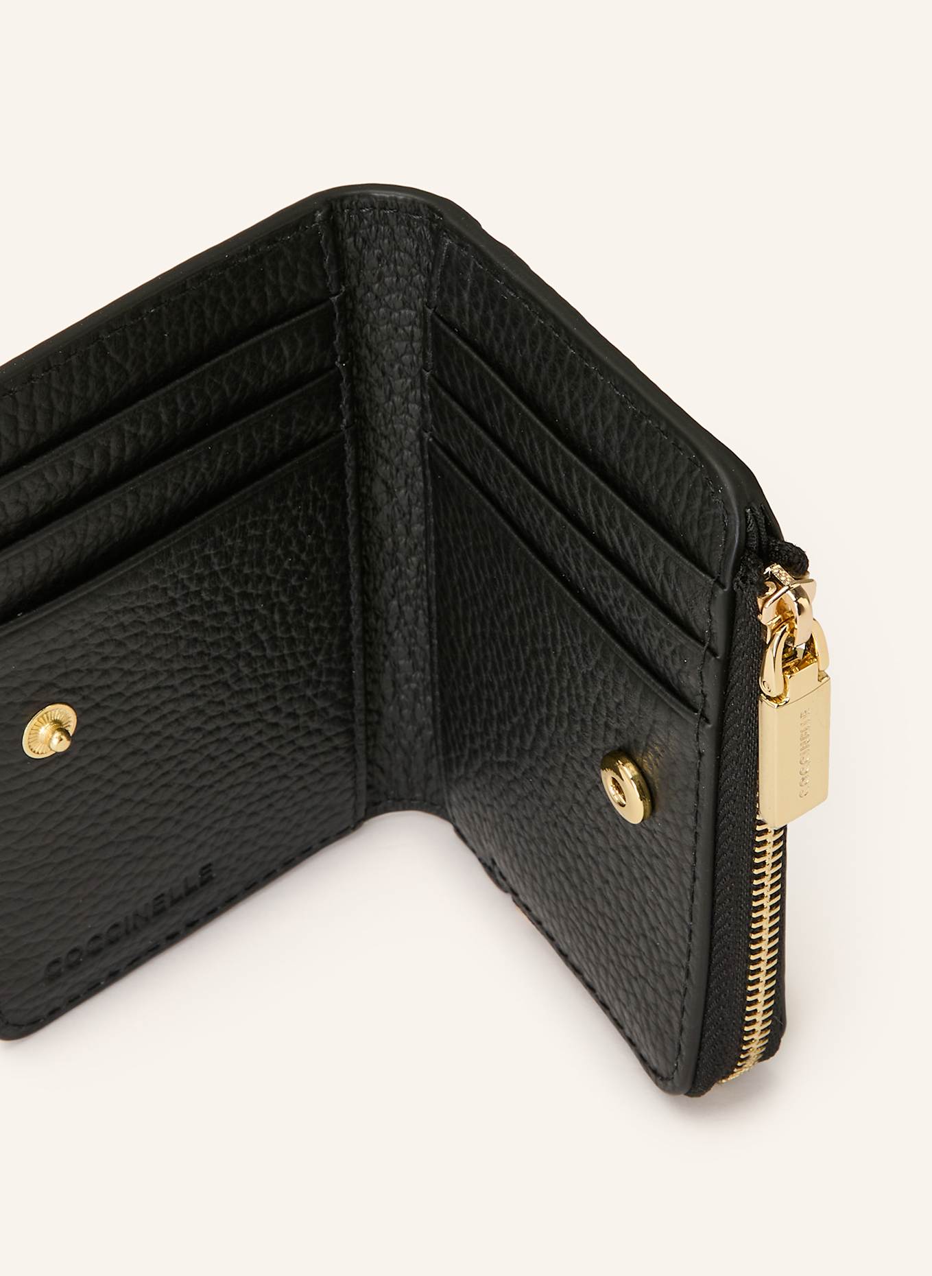 COCCINELLE Geldbörse: SCHWARZ