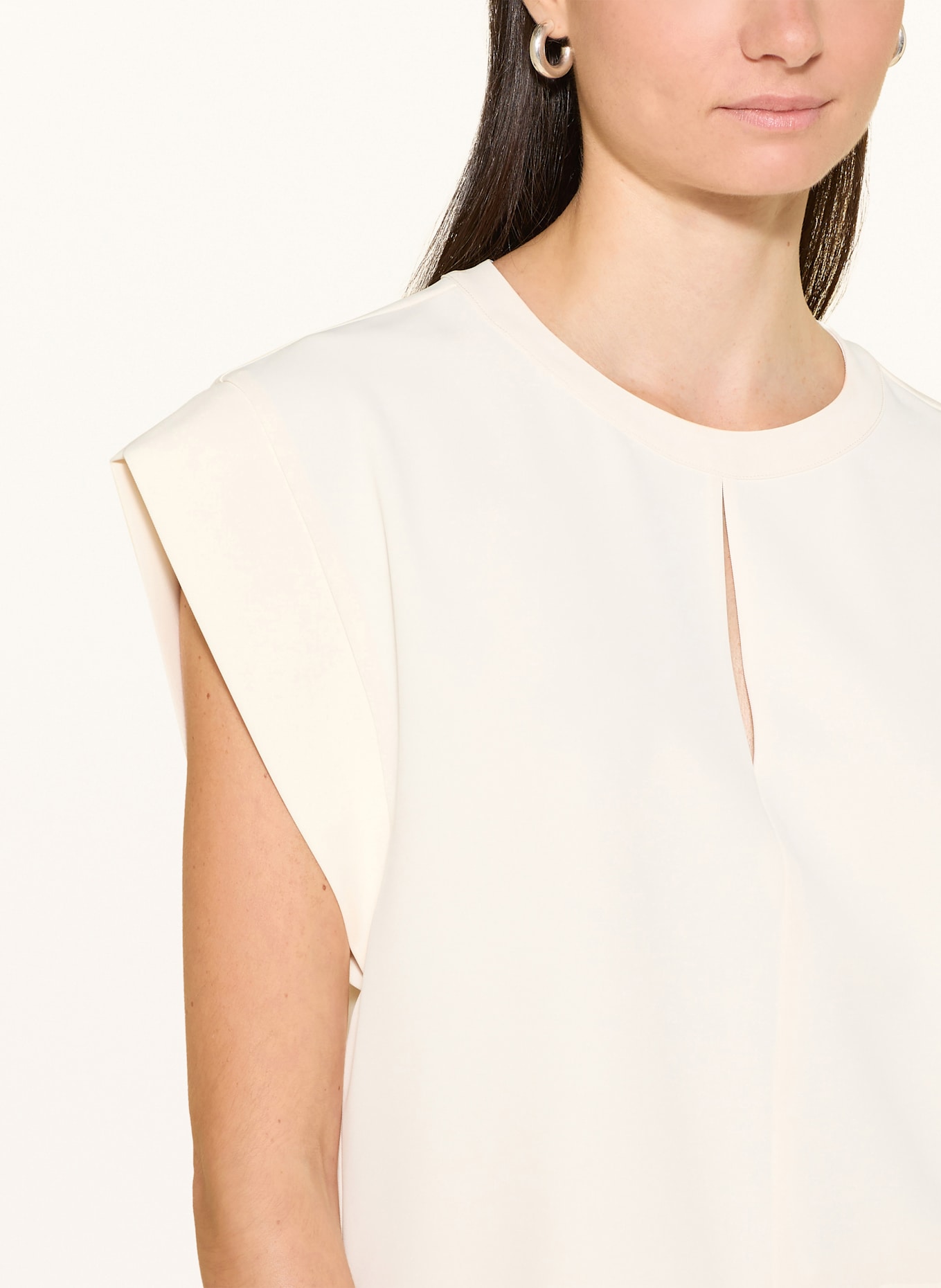 JOOP! Blusenshirt BEATA mit Cut-out: ECRU