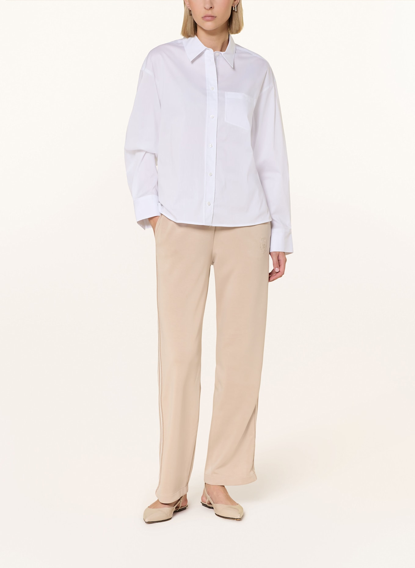 JOOP! Sweatpants mit Galonstreifen: HELLBRAUN