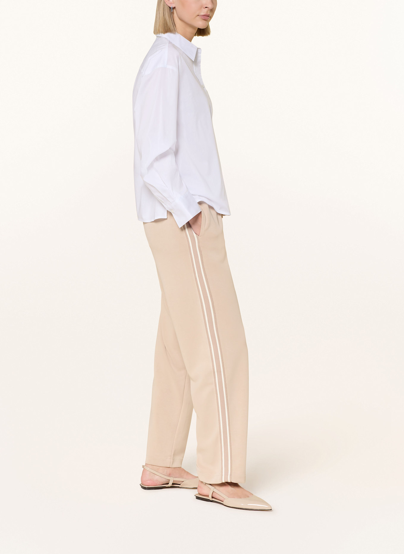 JOOP! Sweatpants mit Galonstreifen: HELLBRAUN