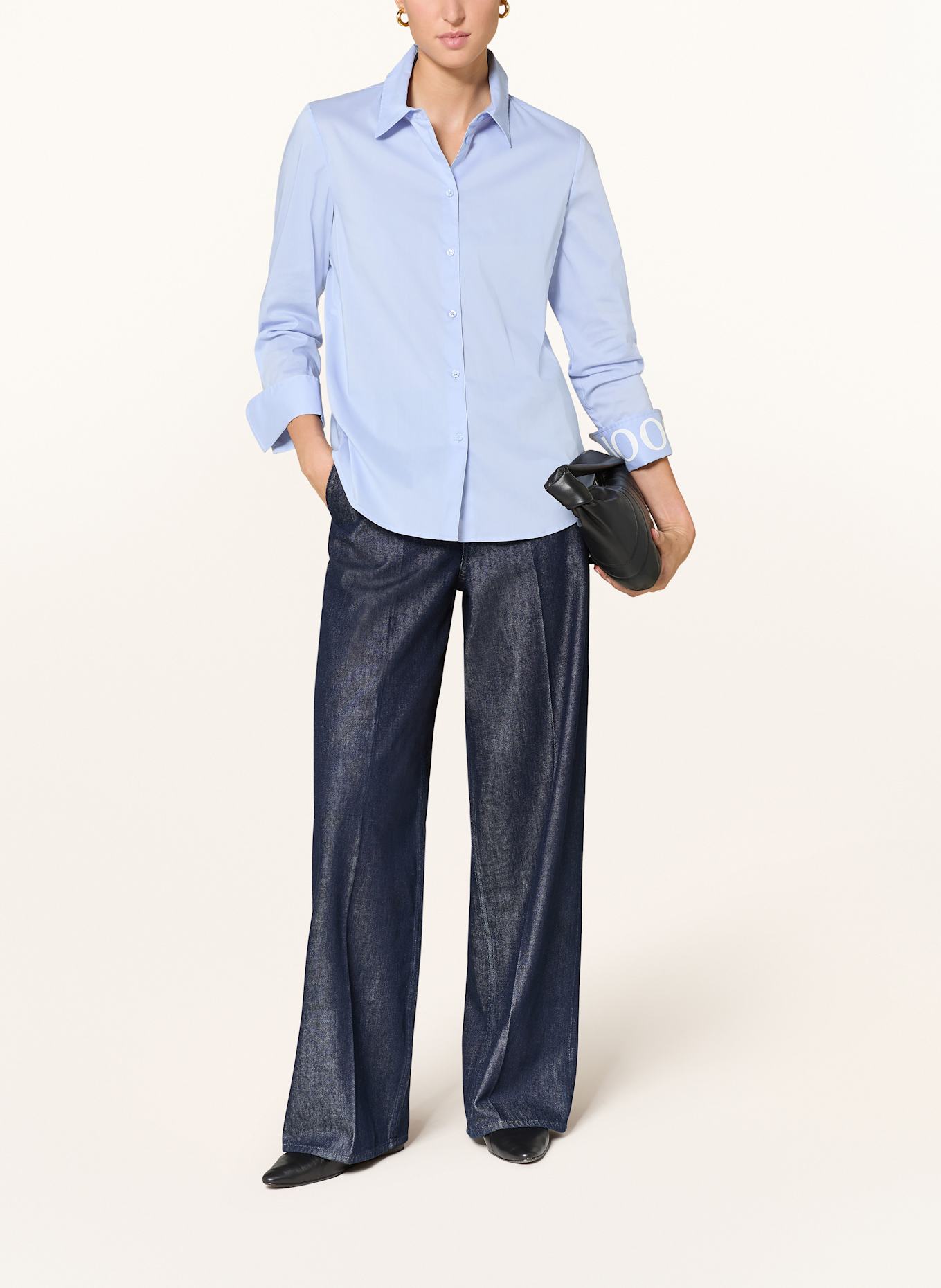 JOOP! Hemdbluse BELLI: HELLBLAU