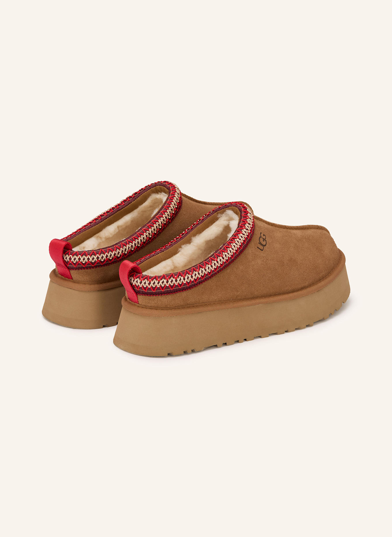 UGG Plateau-Pantoletten TAZZ: BEIGE