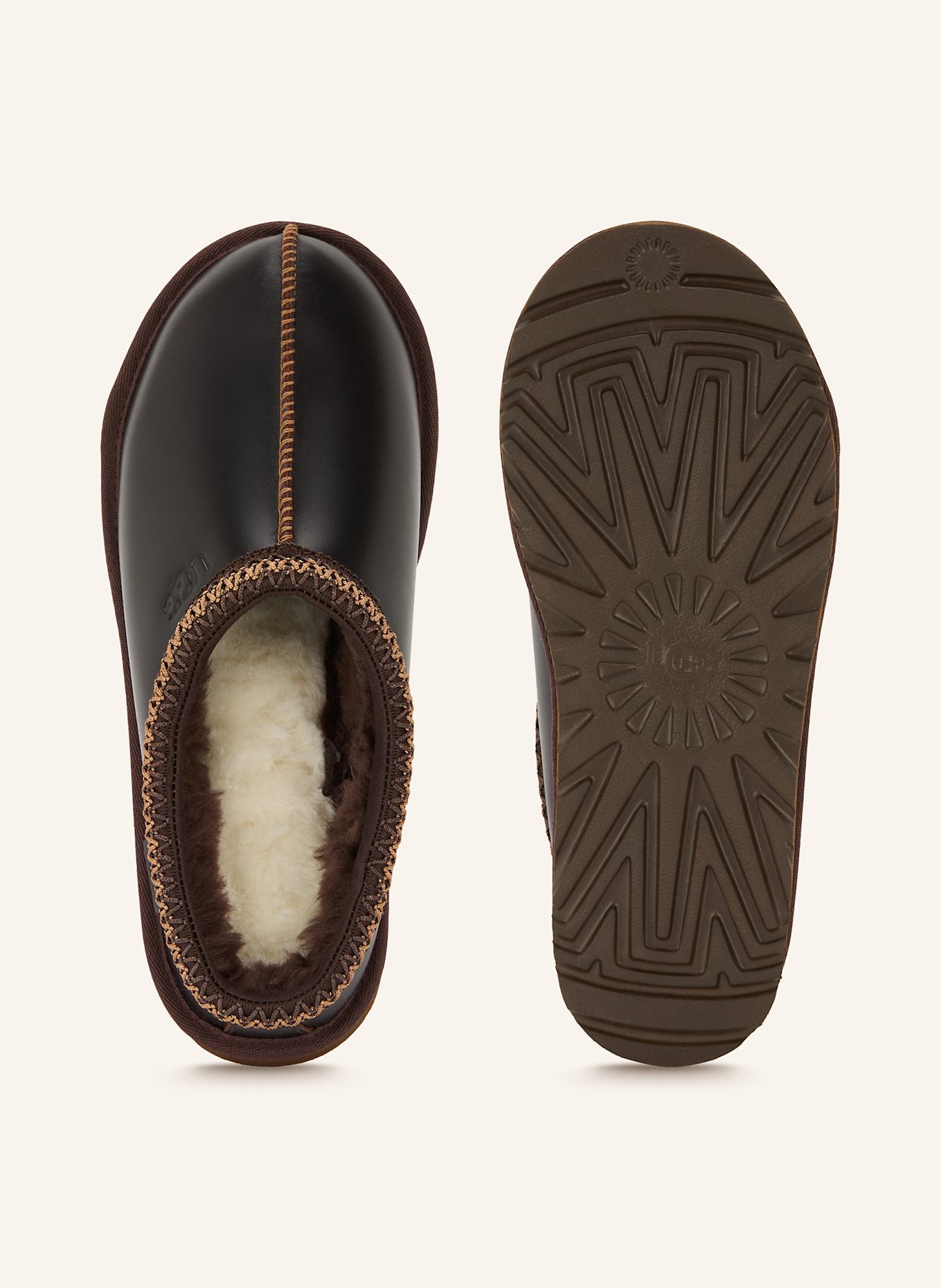 UGG Pantoletten TASMAN: DUNKELBRAUN