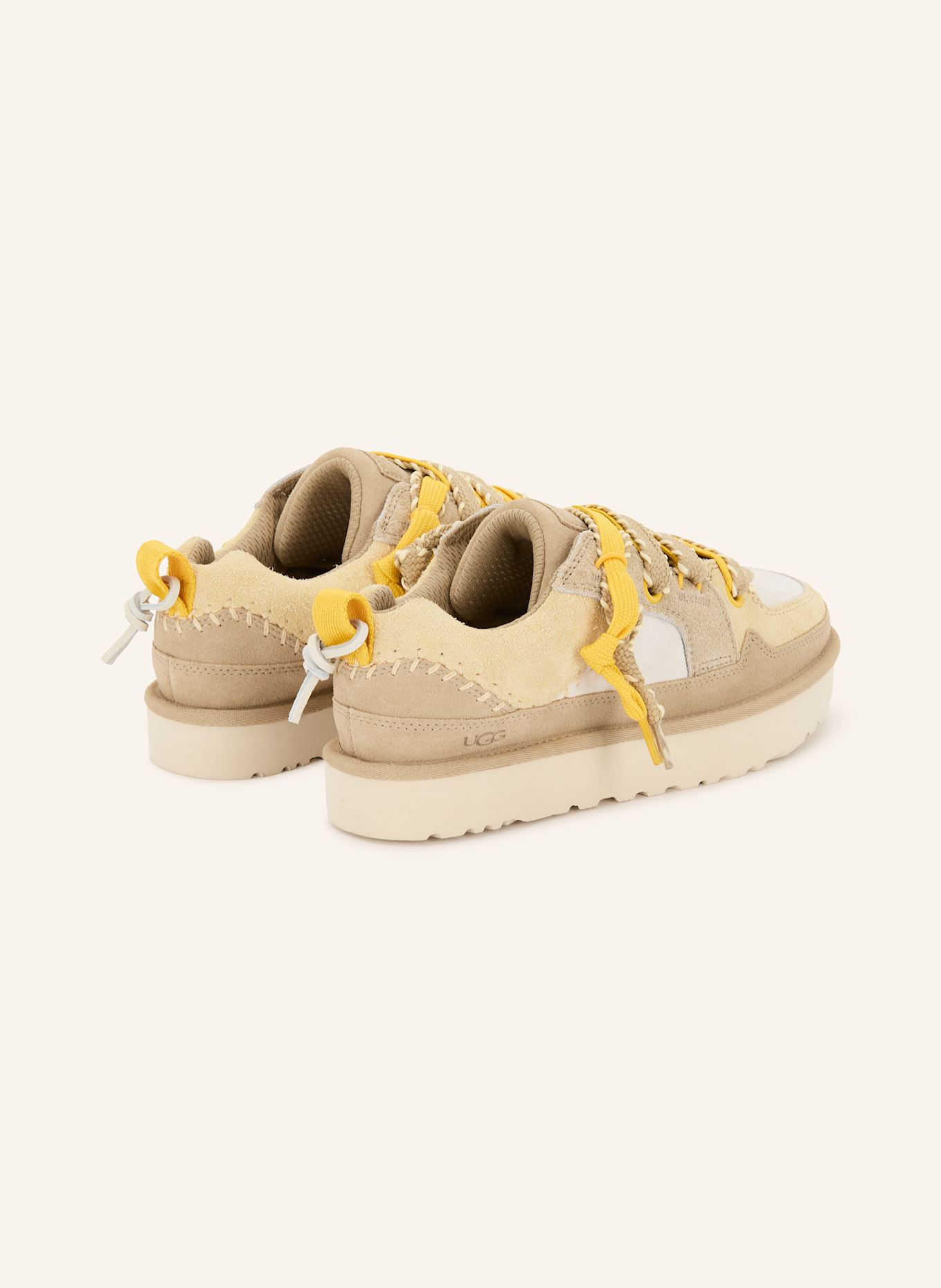 UGG Sneaker LO LOWMEL BIARRITZ in beige/ creme/ dunkelgelb