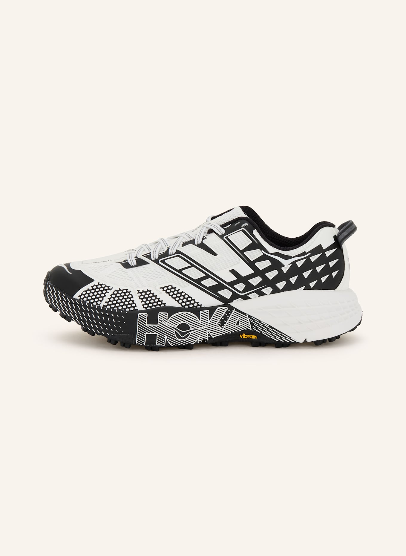 HOKA Sneaker SPEEDGOAT 2: SCHWARZ / ECRU