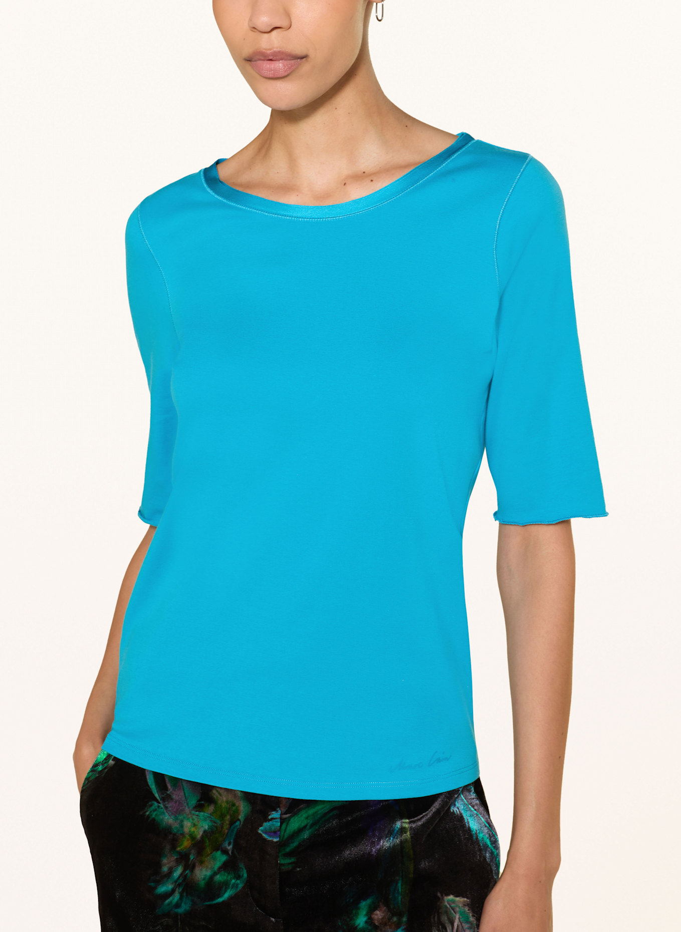 MARC CAIN Shirt mit 3/4-Arm: 345 bright sea