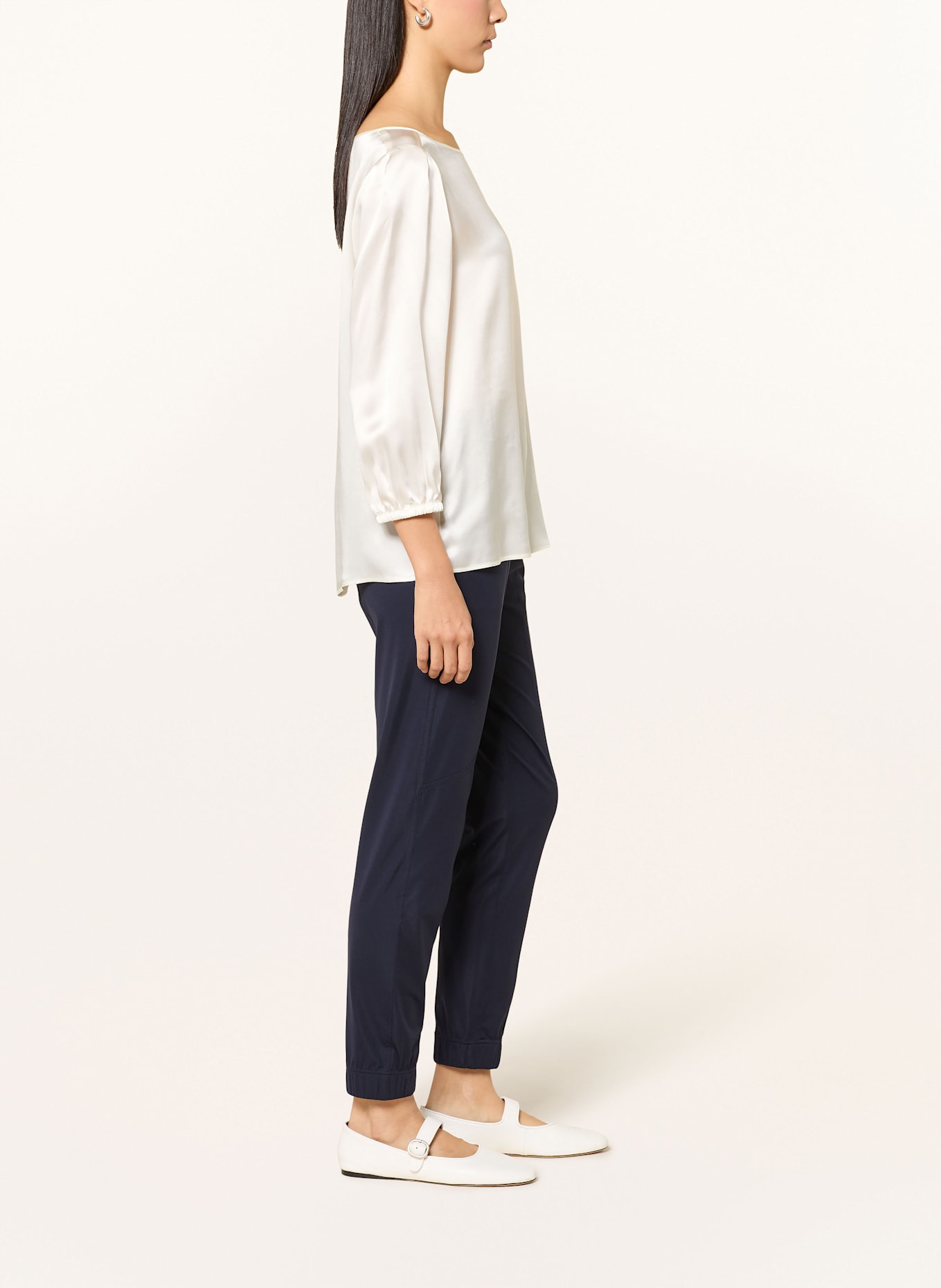 MARC CAIN 7/8-Hose RHODOS im Jogging-Stil: 394 navy