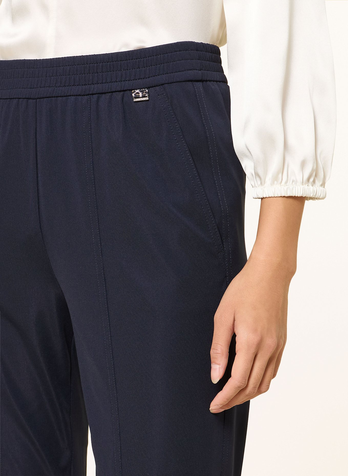 MARC CAIN 7/8-Hose RHODOS im Jogging-Stil: 394 navy