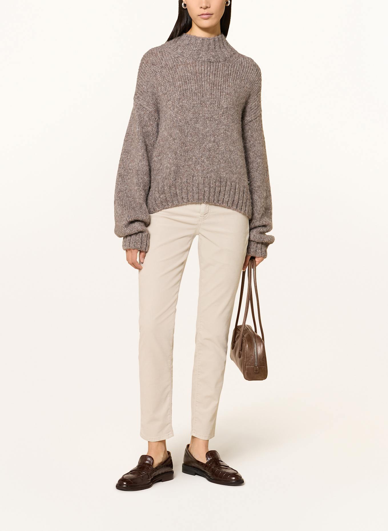 MARC CAIN Pullover mit Alpaka: 836 soft charcoal