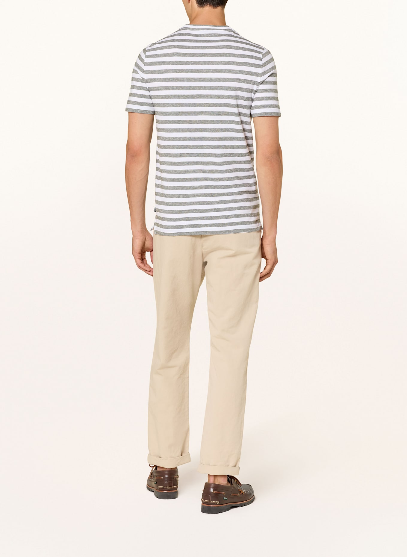 MAERZ MUENCHEN T-shirt: GRAY / WHITE