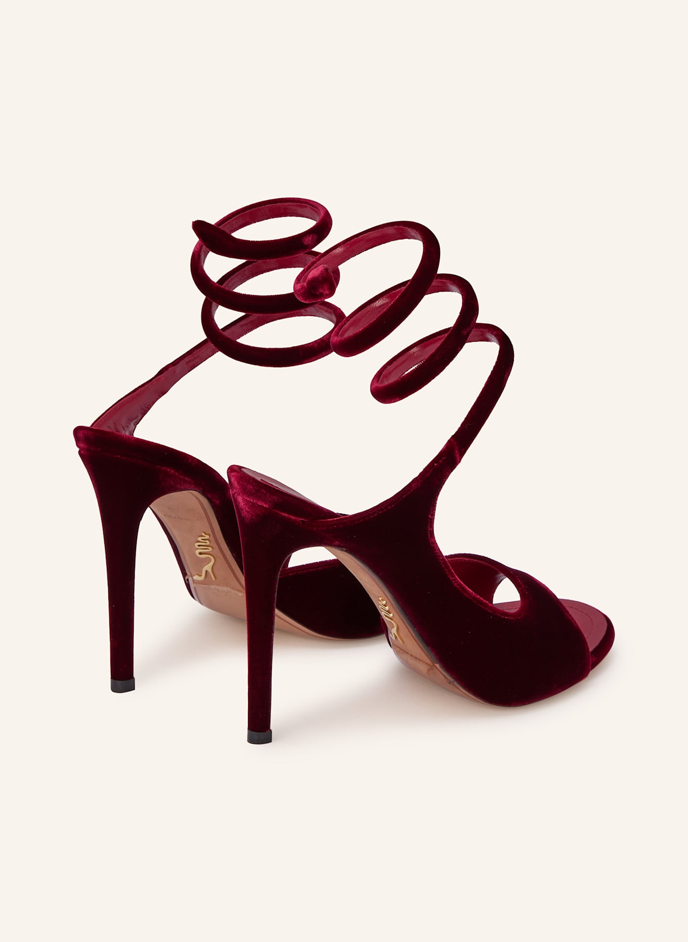 RENE CAOVILLA Slingpumps: DUNKELROT