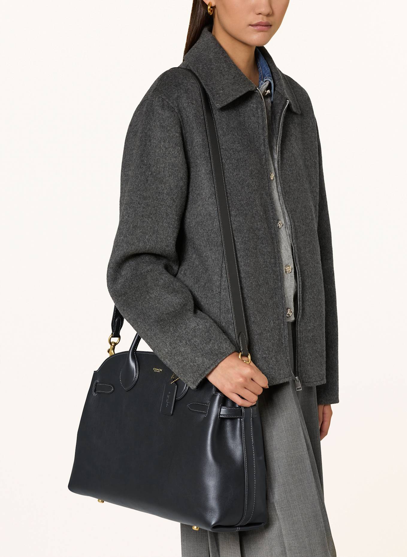 COACH Handtasche SOFT EMPIRE: SCHWARZ