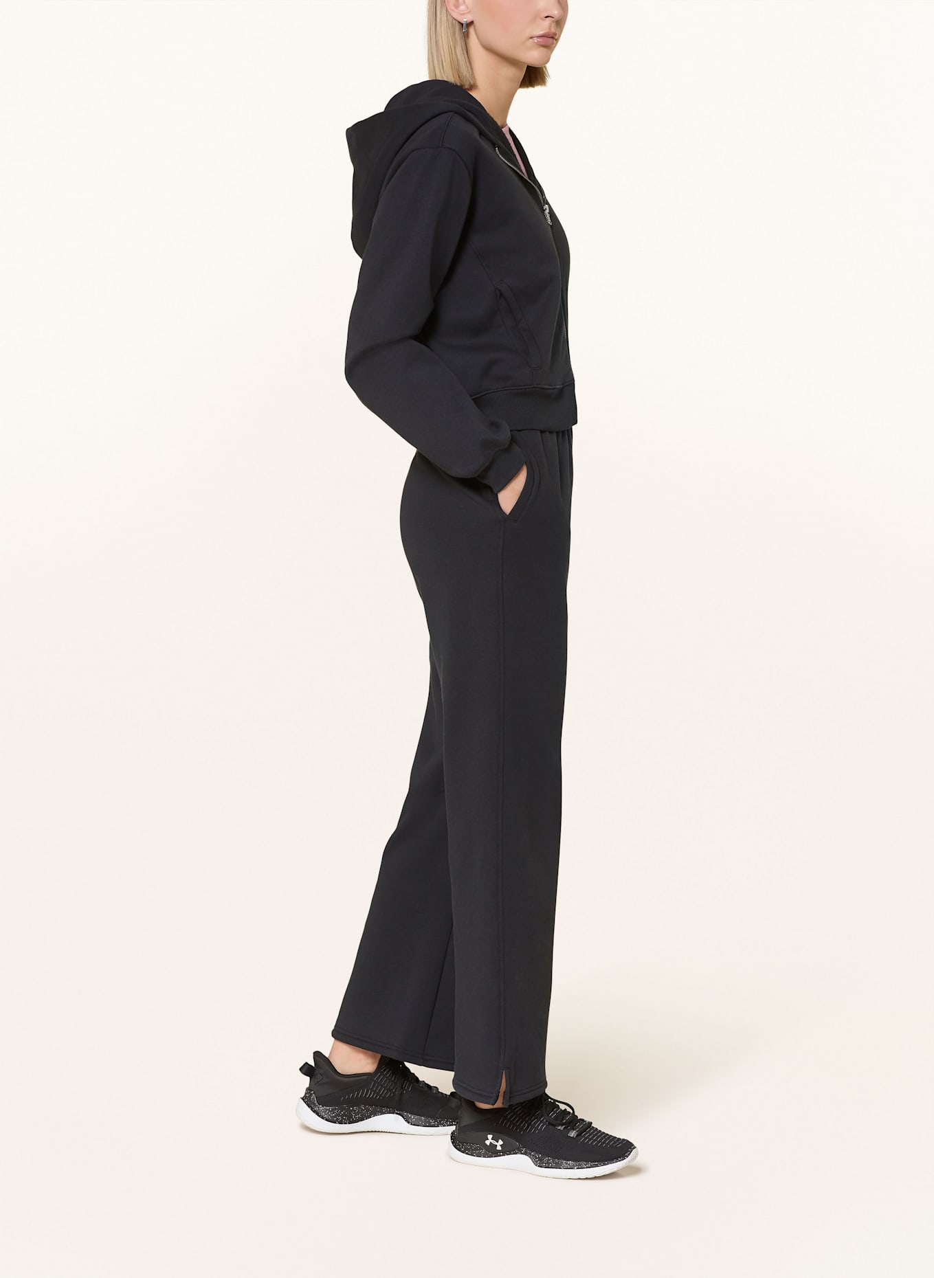 UNDER ARMOUR Bluza rozpinana UA ICON VIDA: CZARNY