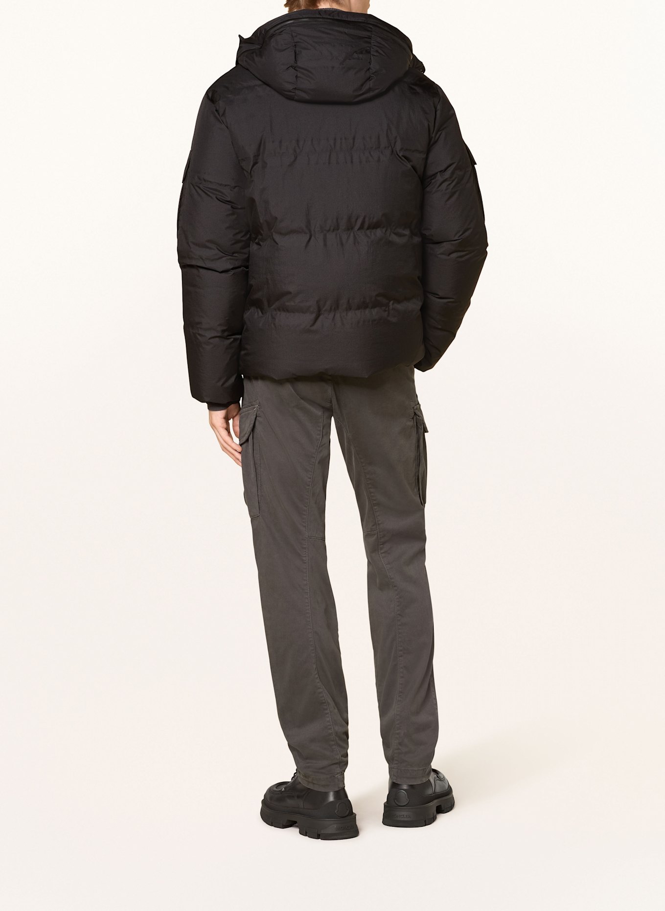 C.P. COMPANY Daunenjacke: SCHWARZ