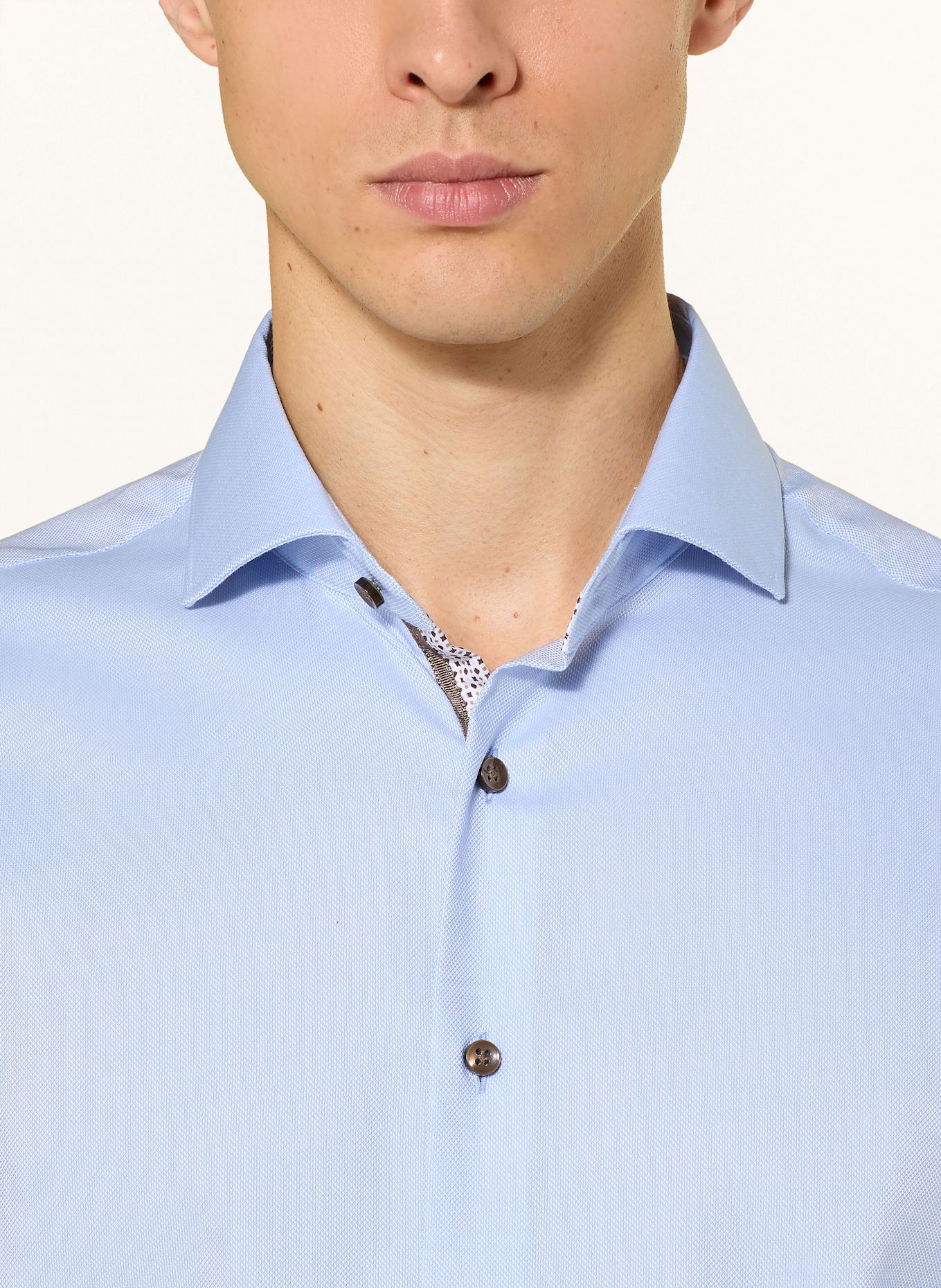 ETERNA Hemd Modern Fit: HELLBLAU