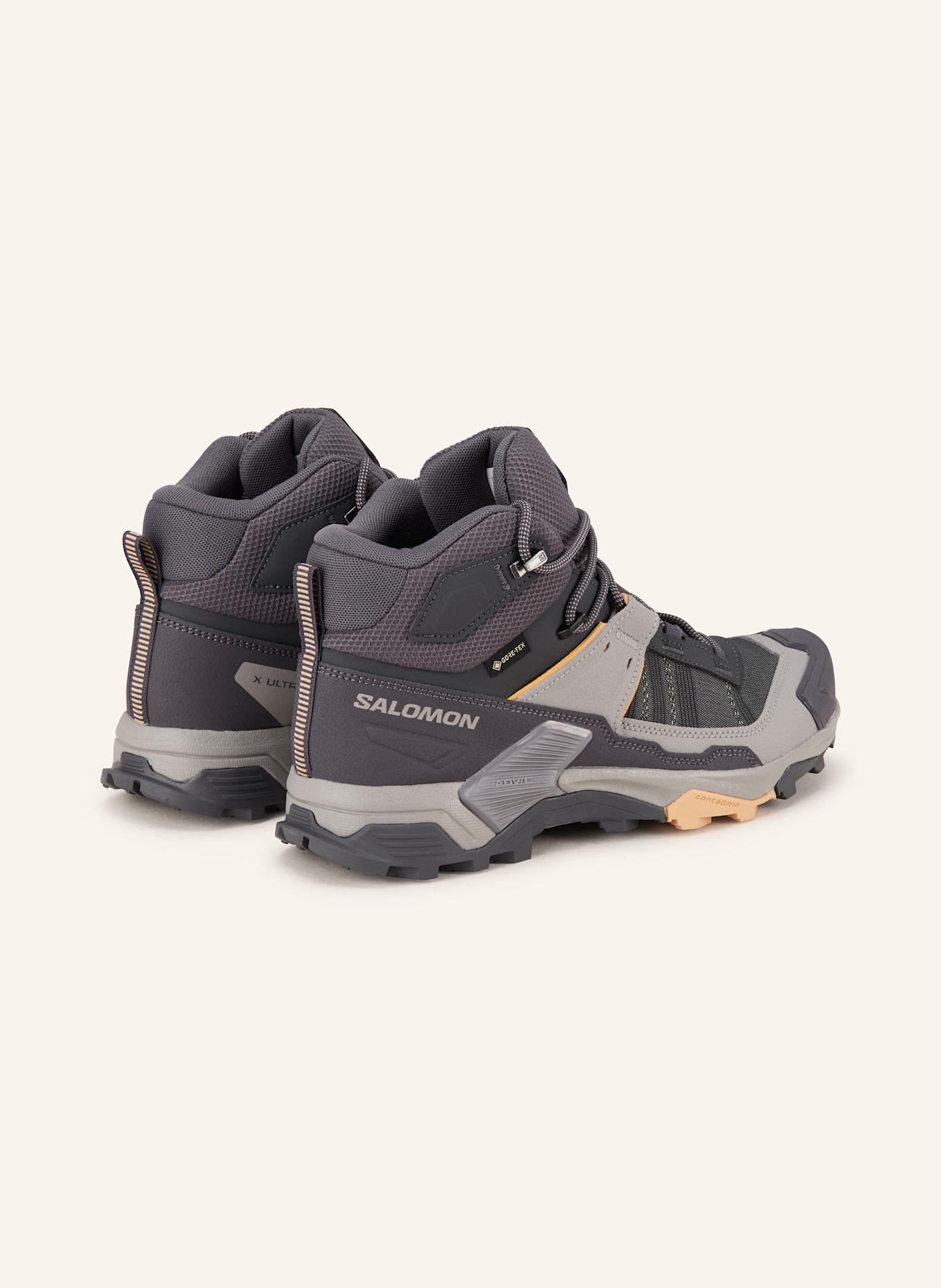 SALOMON Wanderschuhe X ULTRA 5 MID GTX: DUNKELGRAU / HELLGRAU