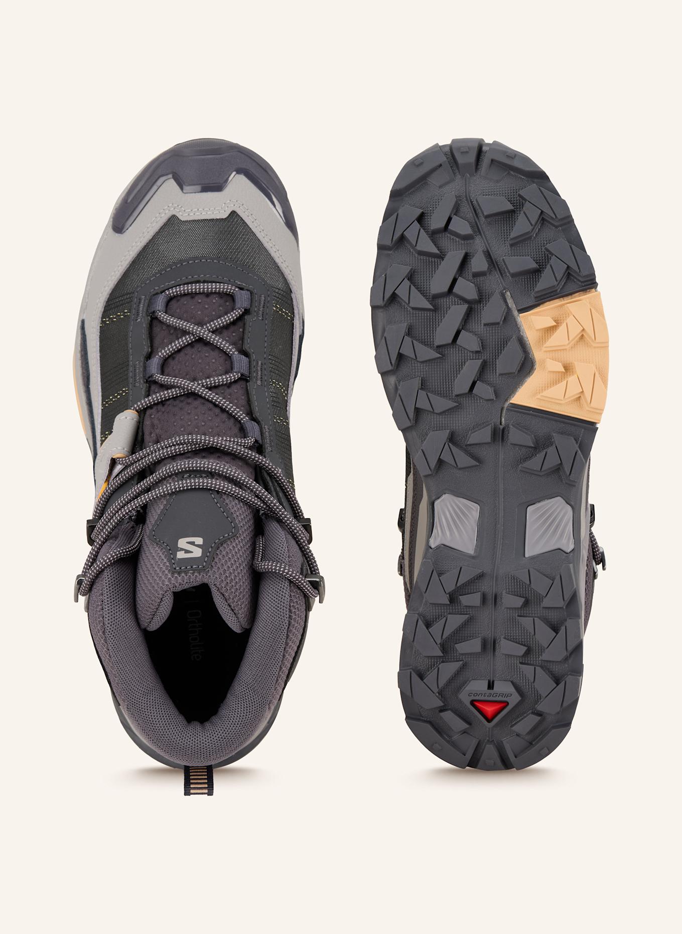 SALOMON Wanderschuhe X ULTRA 5 MID GTX: DUNKELGRAU / HELLGRAU