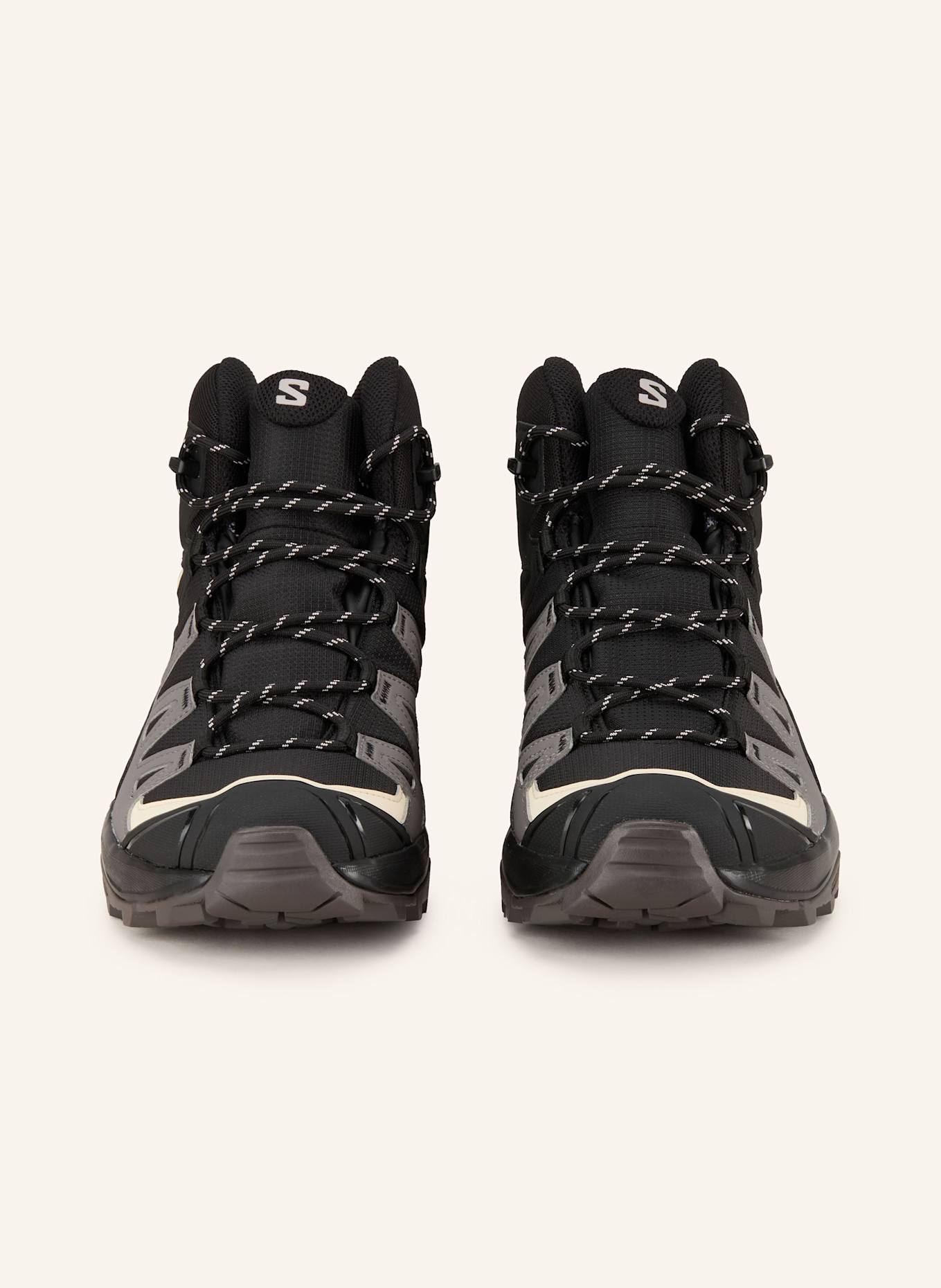 SALOMON Wanderschuhe X ULTRA 360 MID GTX: SCHWARZ / GRAU