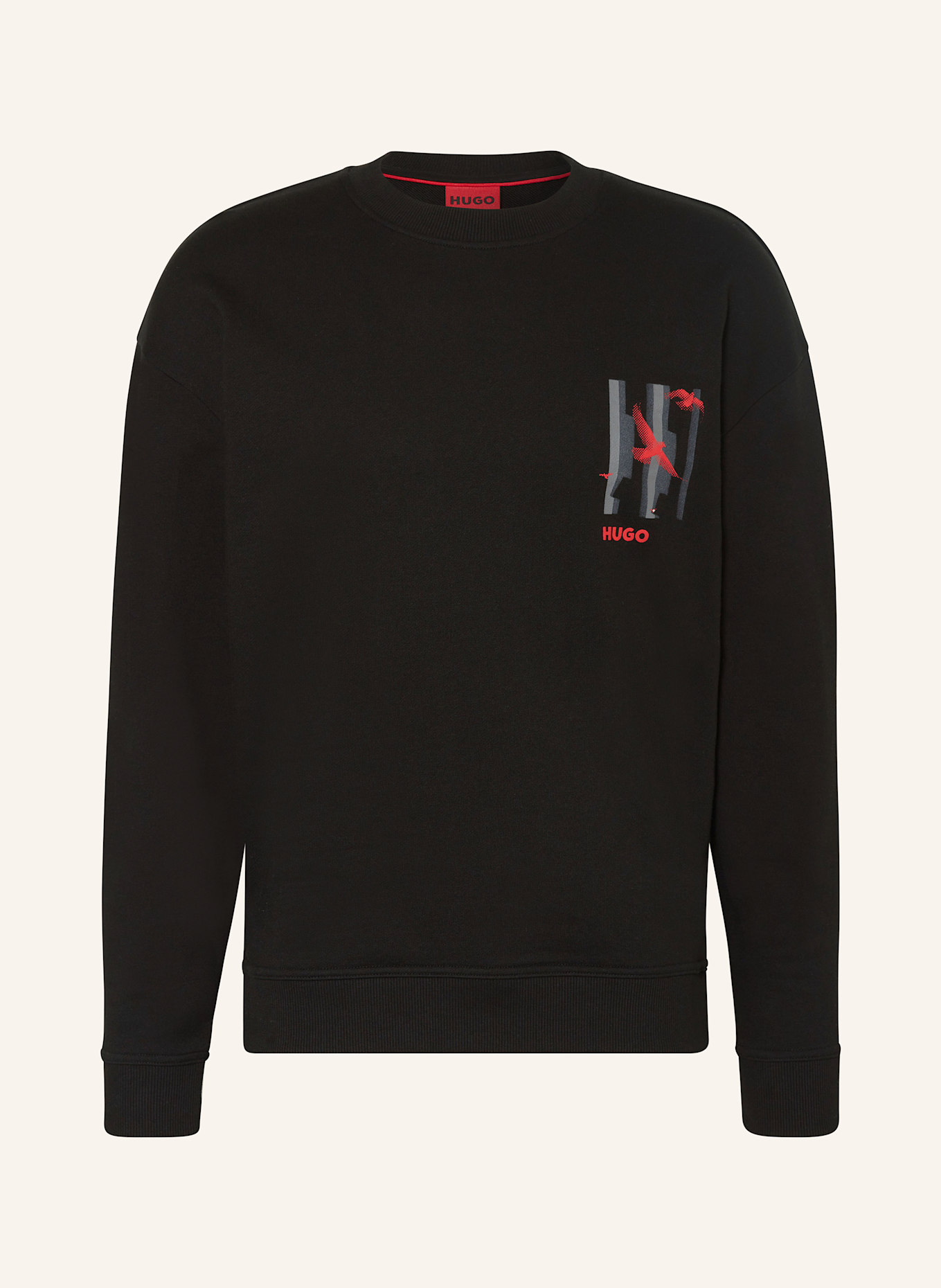 HUGO DUCKOO barrett sweatshirt: BLACK