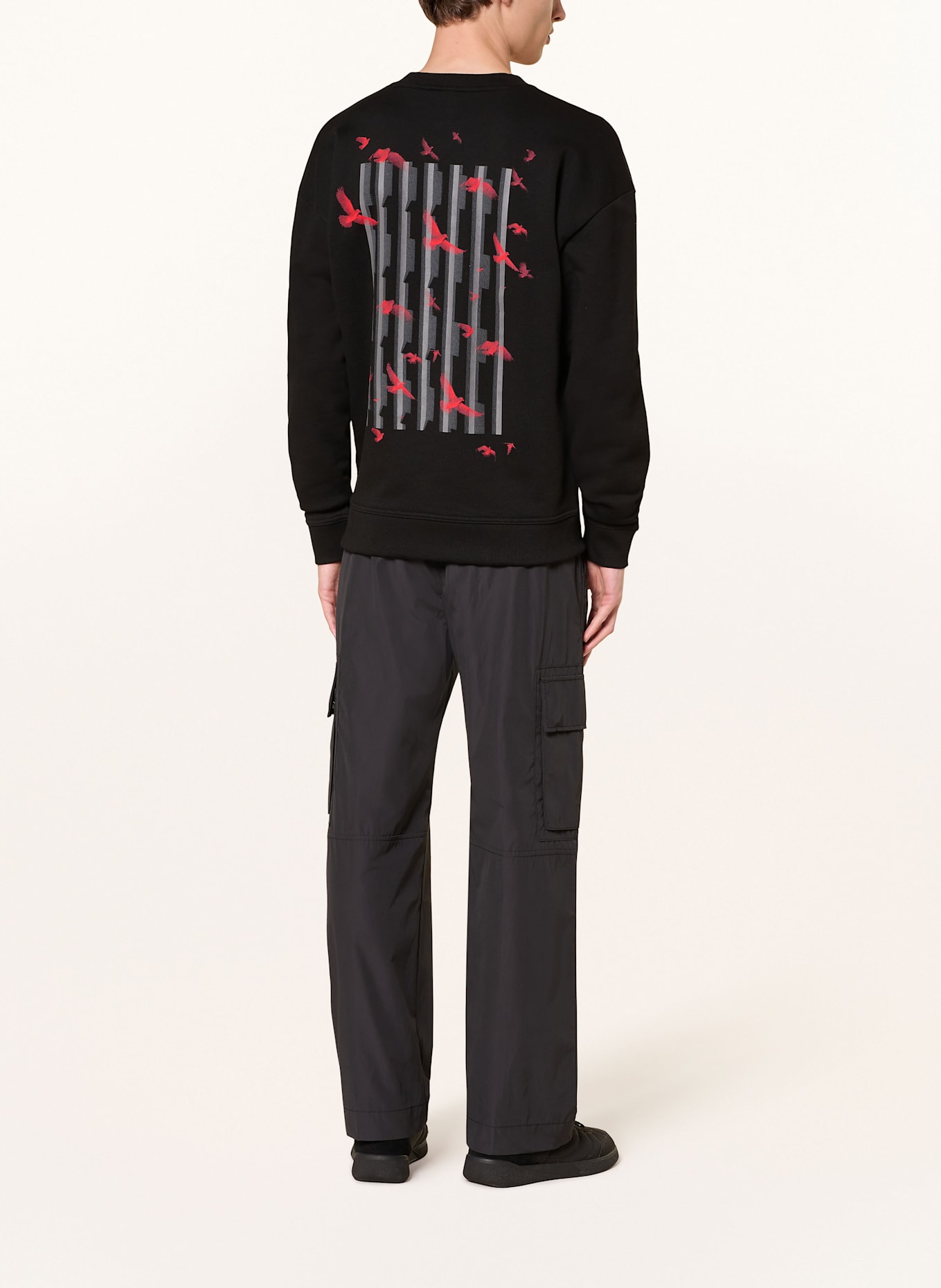 HUGO DUCKOO barrett sweatshirt: BLACK