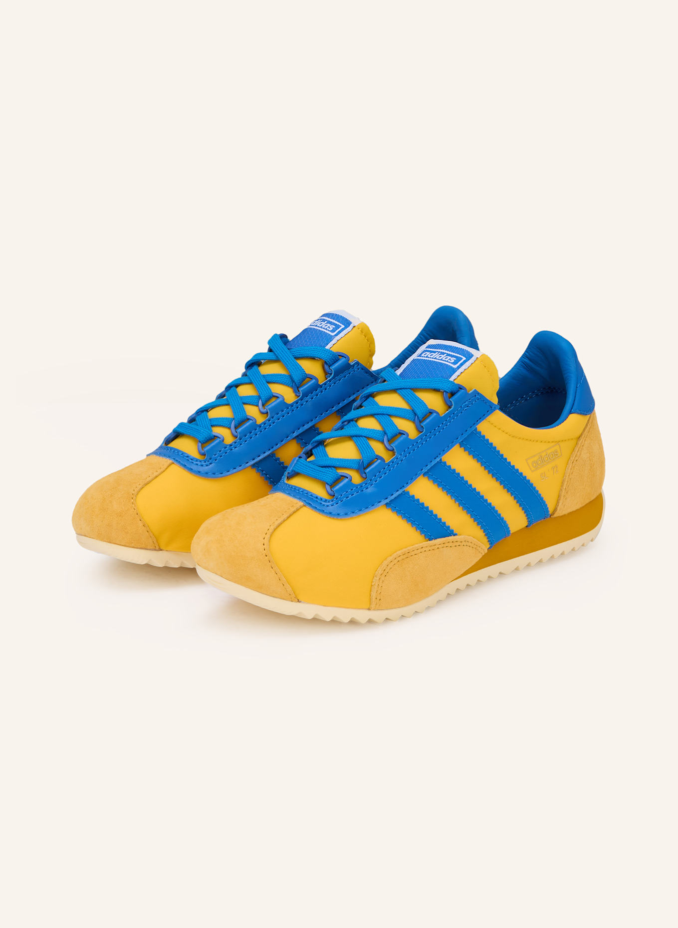 adidas Originals Sneaker SL 72 PT: DUNKELGELB/ BLAU