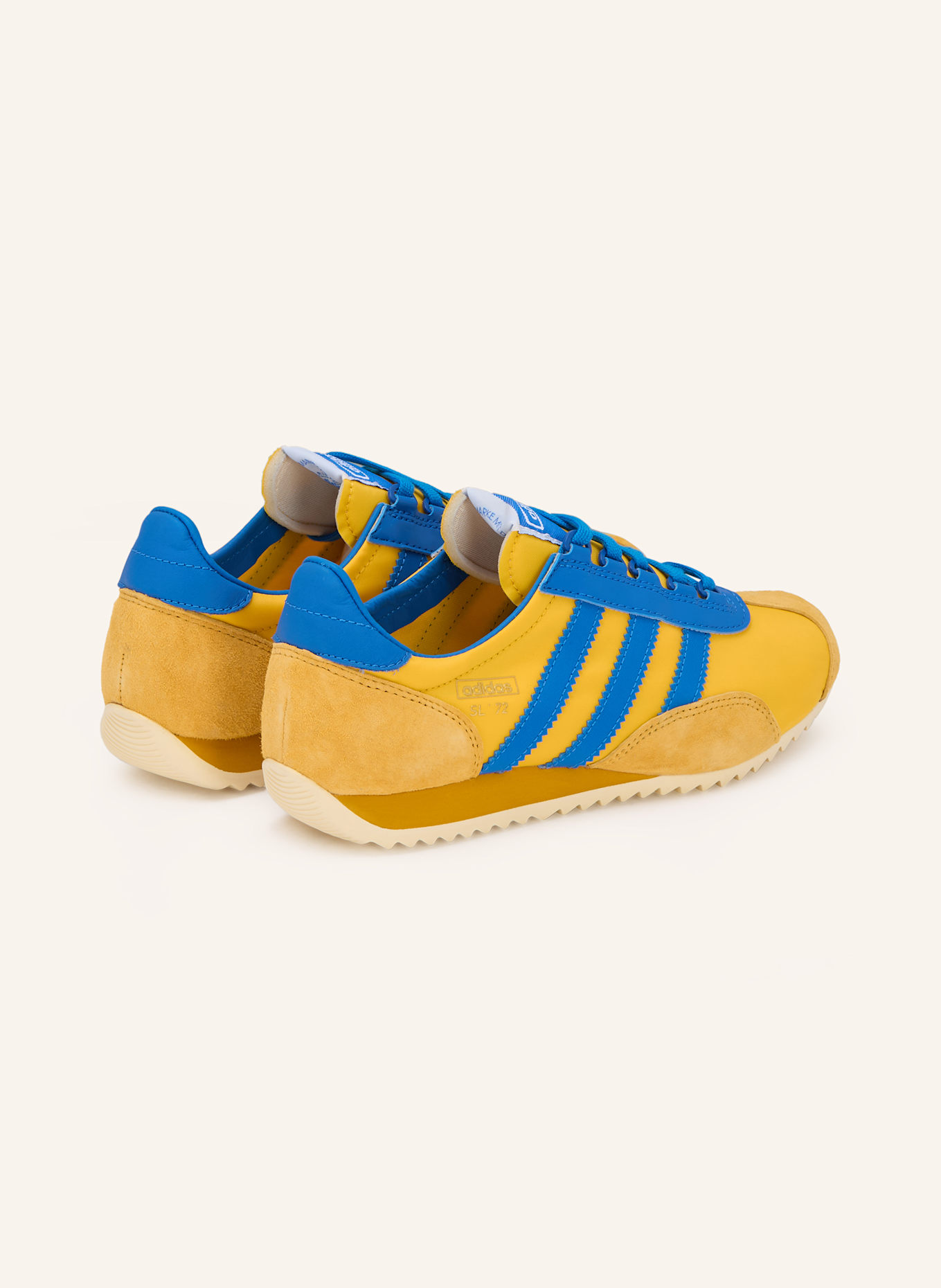 adidas Originals Sneaker SL 72 PT: DUNKELGELB/ BLAU