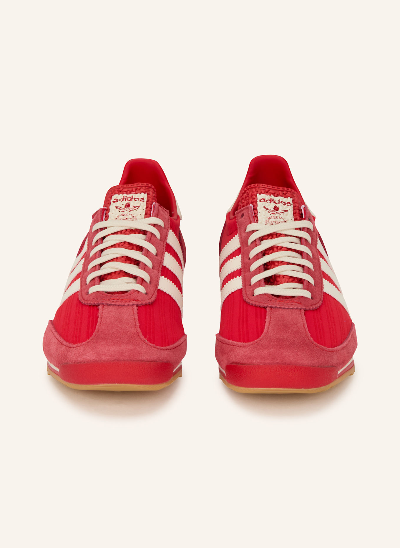 adidas Originals Sneakers SL 72 OG: RED/ ECRU