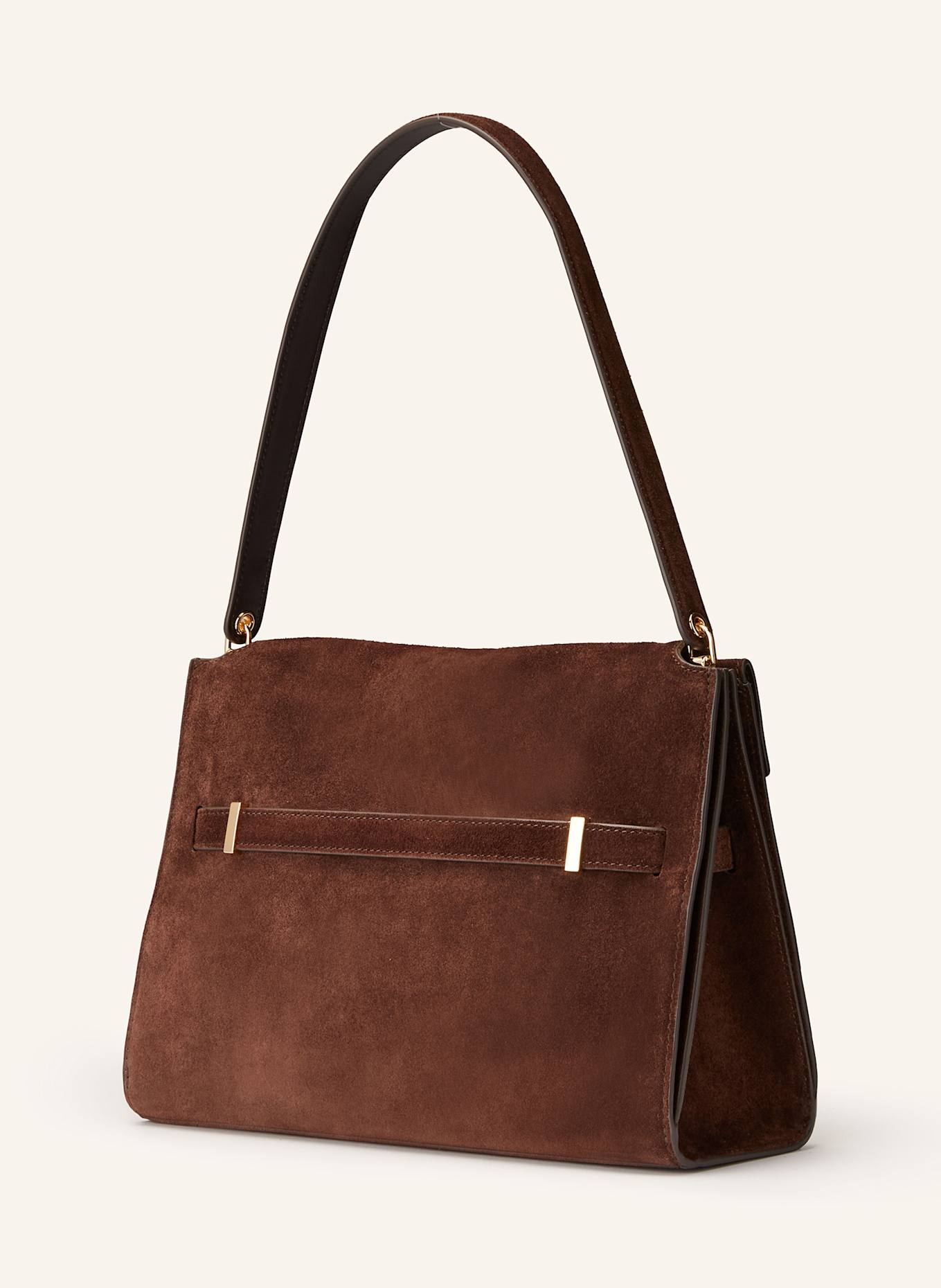 TORY BURCH Schultertasche LEE RADZIWILL LARGE: DUNKELBRAUN