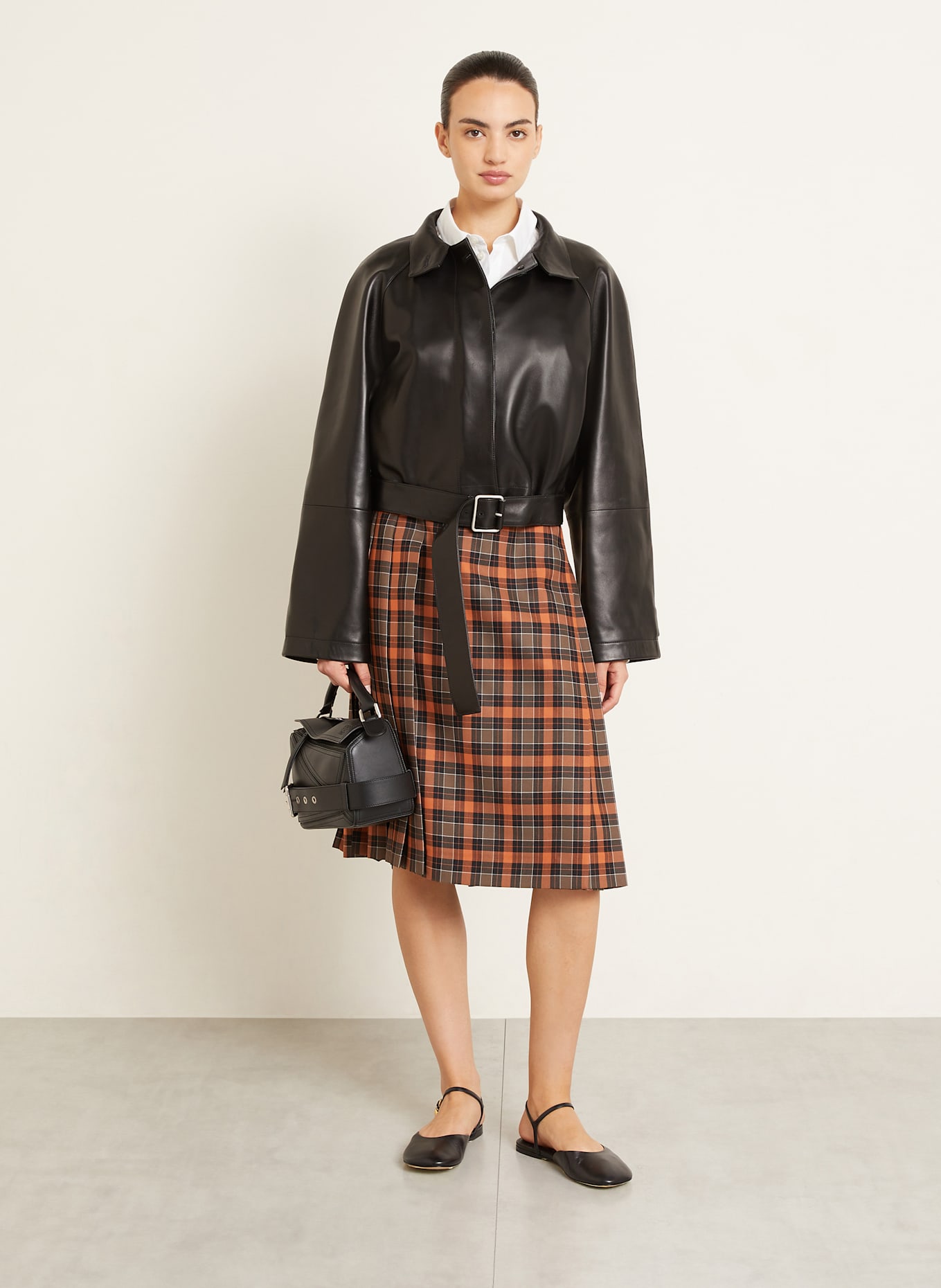 LOEWE Lederjacke: SCHWARZ