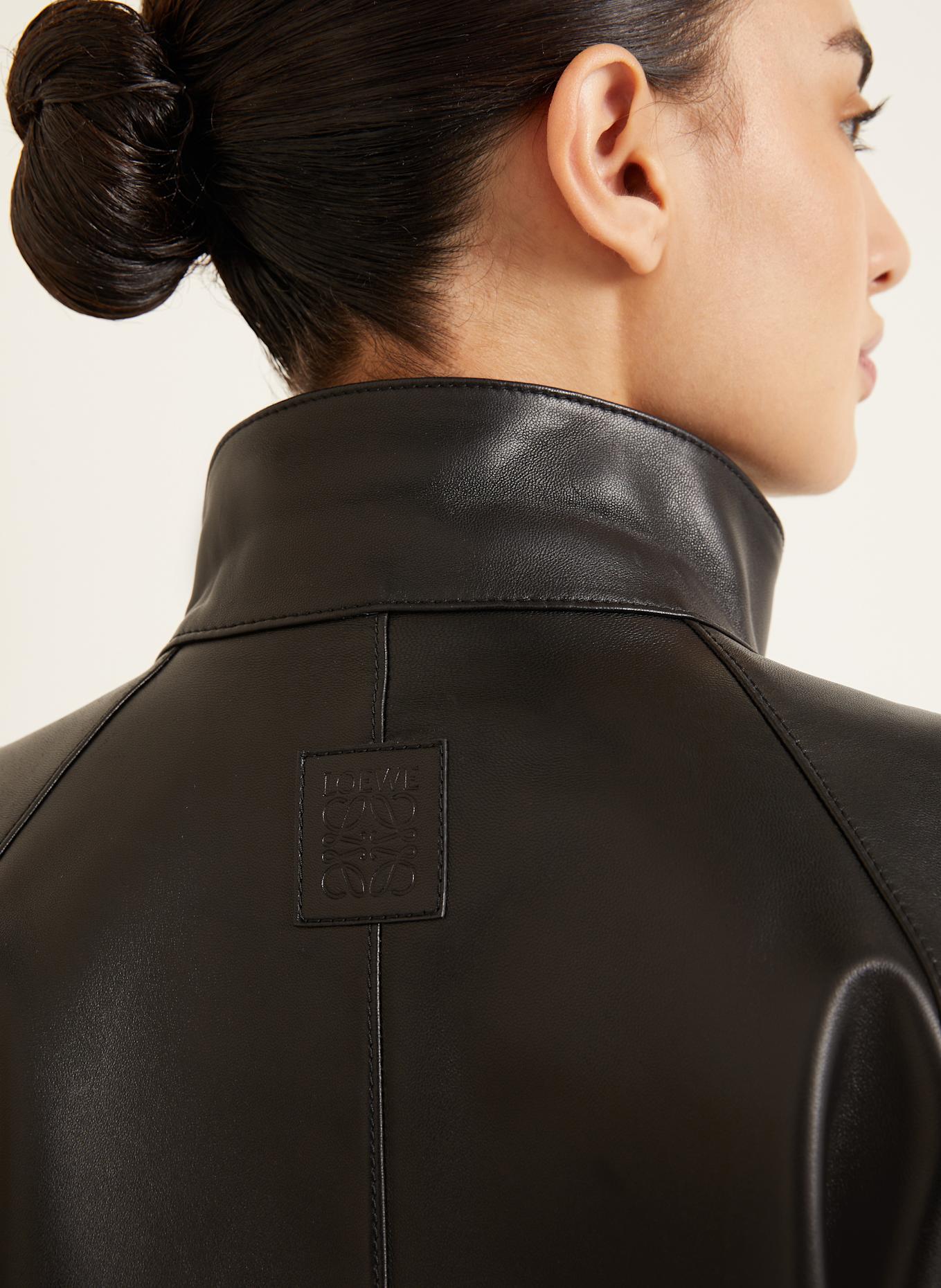 LOEWE Lederjacke: SCHWARZ