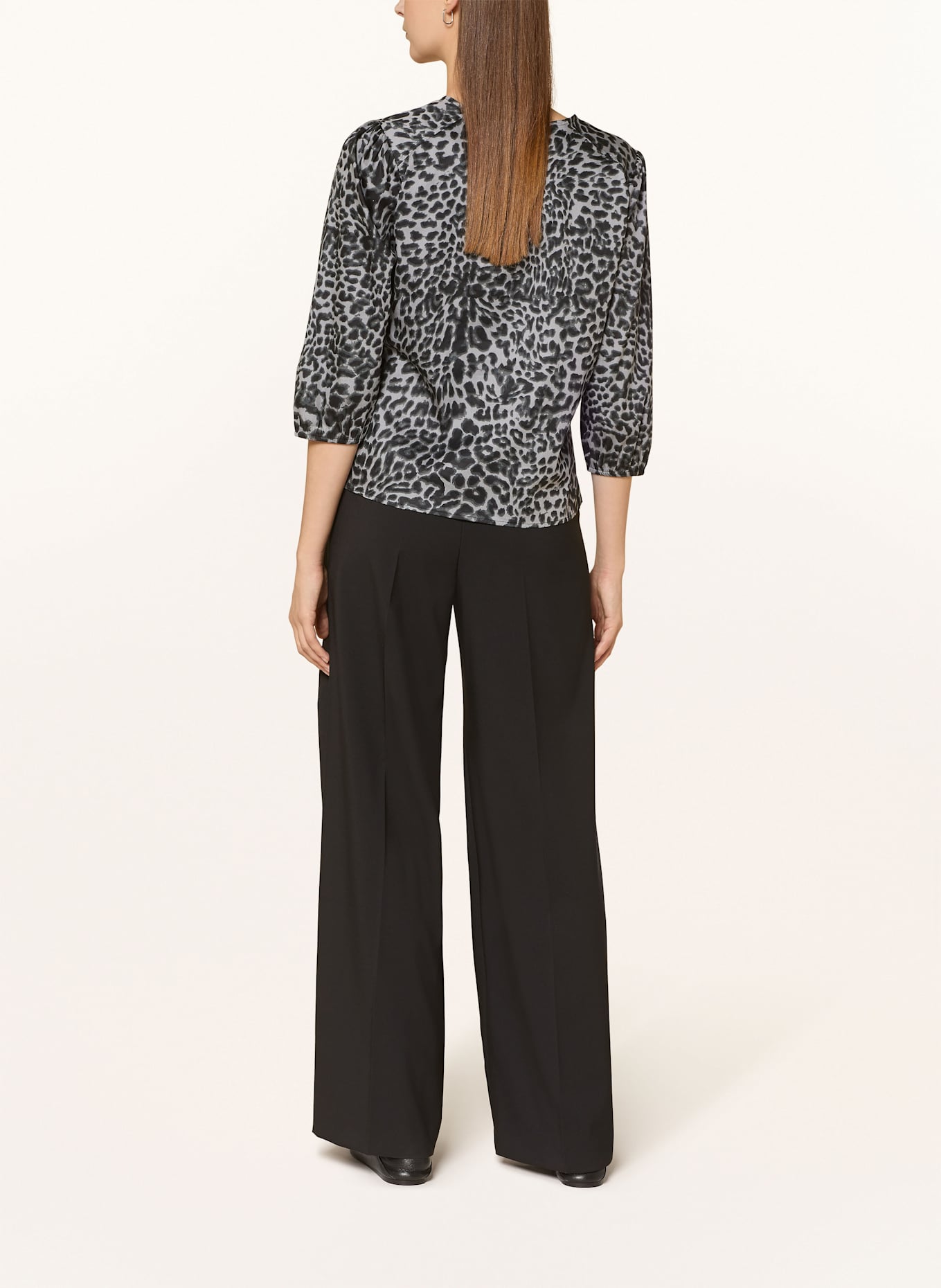 comma Bluse: HELLGRAU / GRAU / SCHWARZ