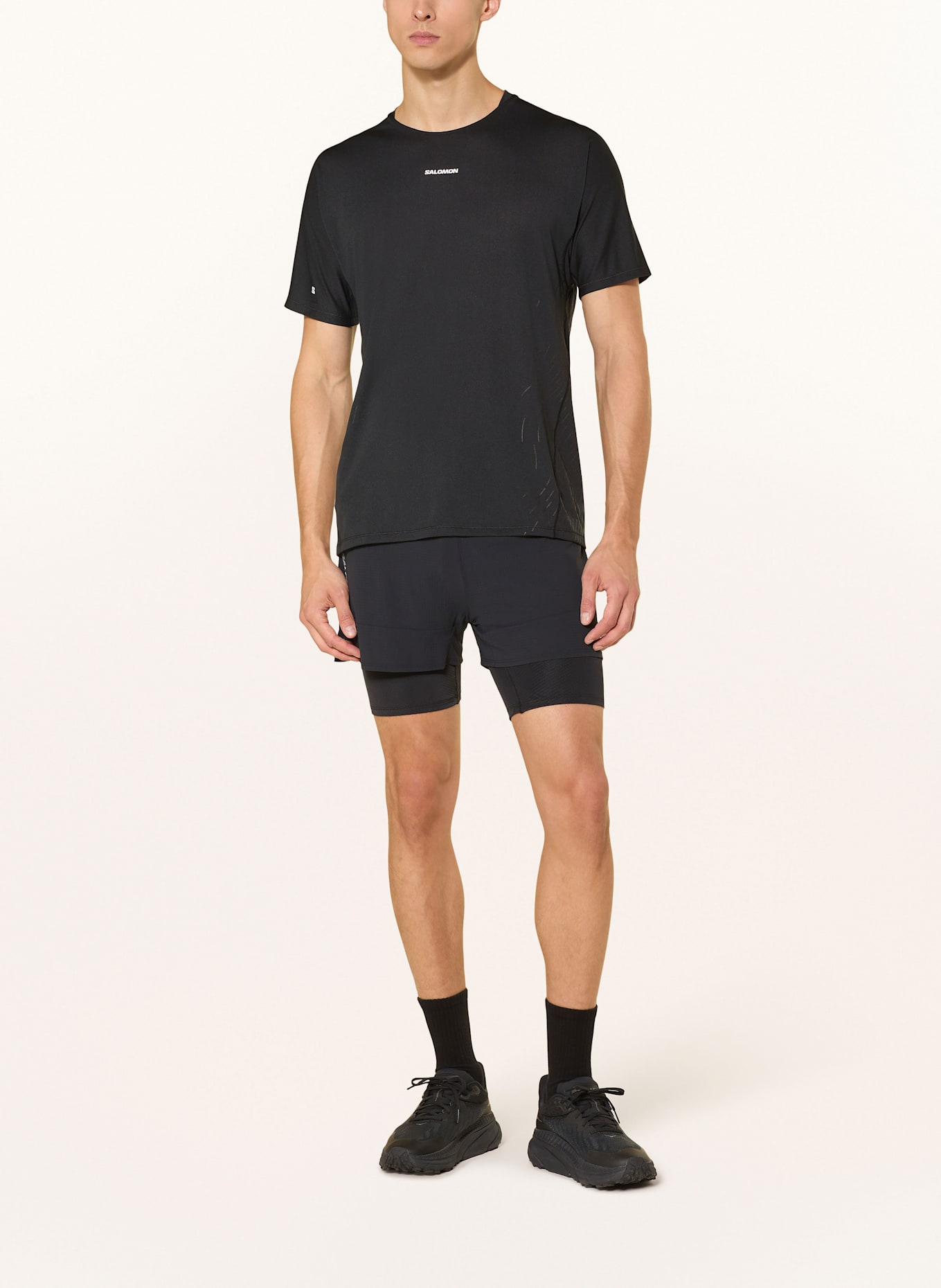 SALOMON Laufshrit SENSE AERO SS: SCHWARZ