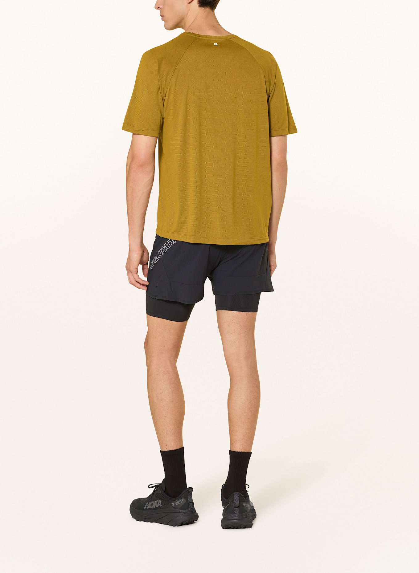 SALOMON Laufshirt SHAKEOUT CORE: OLIV