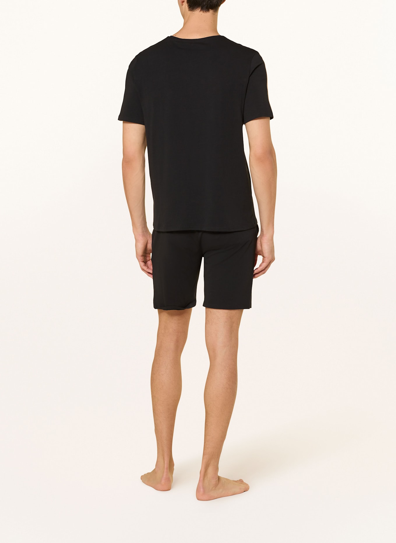 BOSS Schlafshorts: SCHWARZ