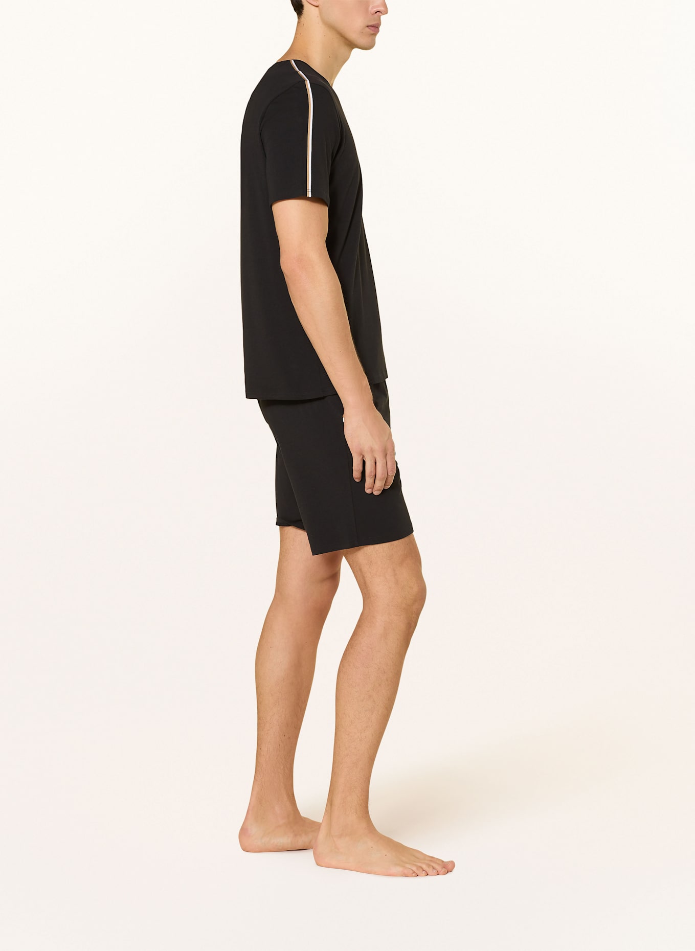 BOSS Schlafshorts: SCHWARZ