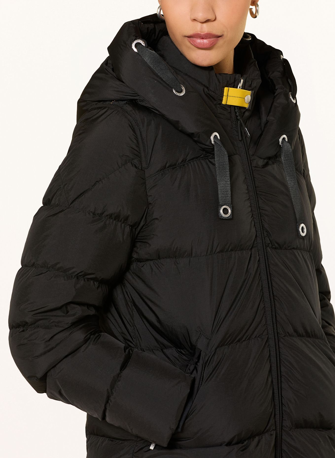 PARAJUMPERS Daunenmantel PANDA: SCHWARZ