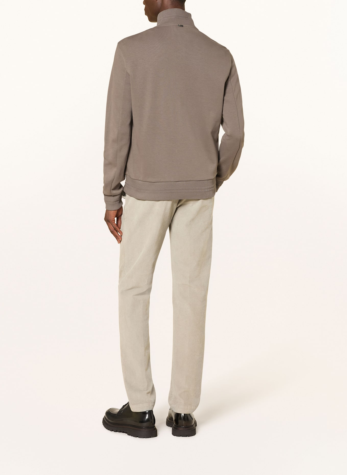 HERNO Blouson im Materialmix: TAUPE