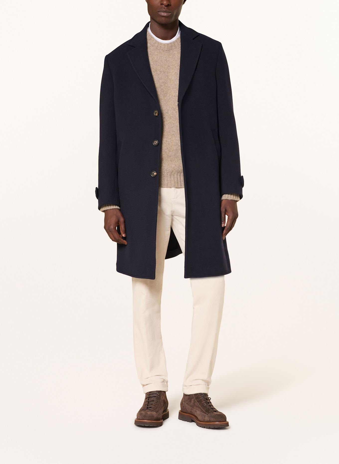 eleventy Wollmantel: DUNKELBLAU