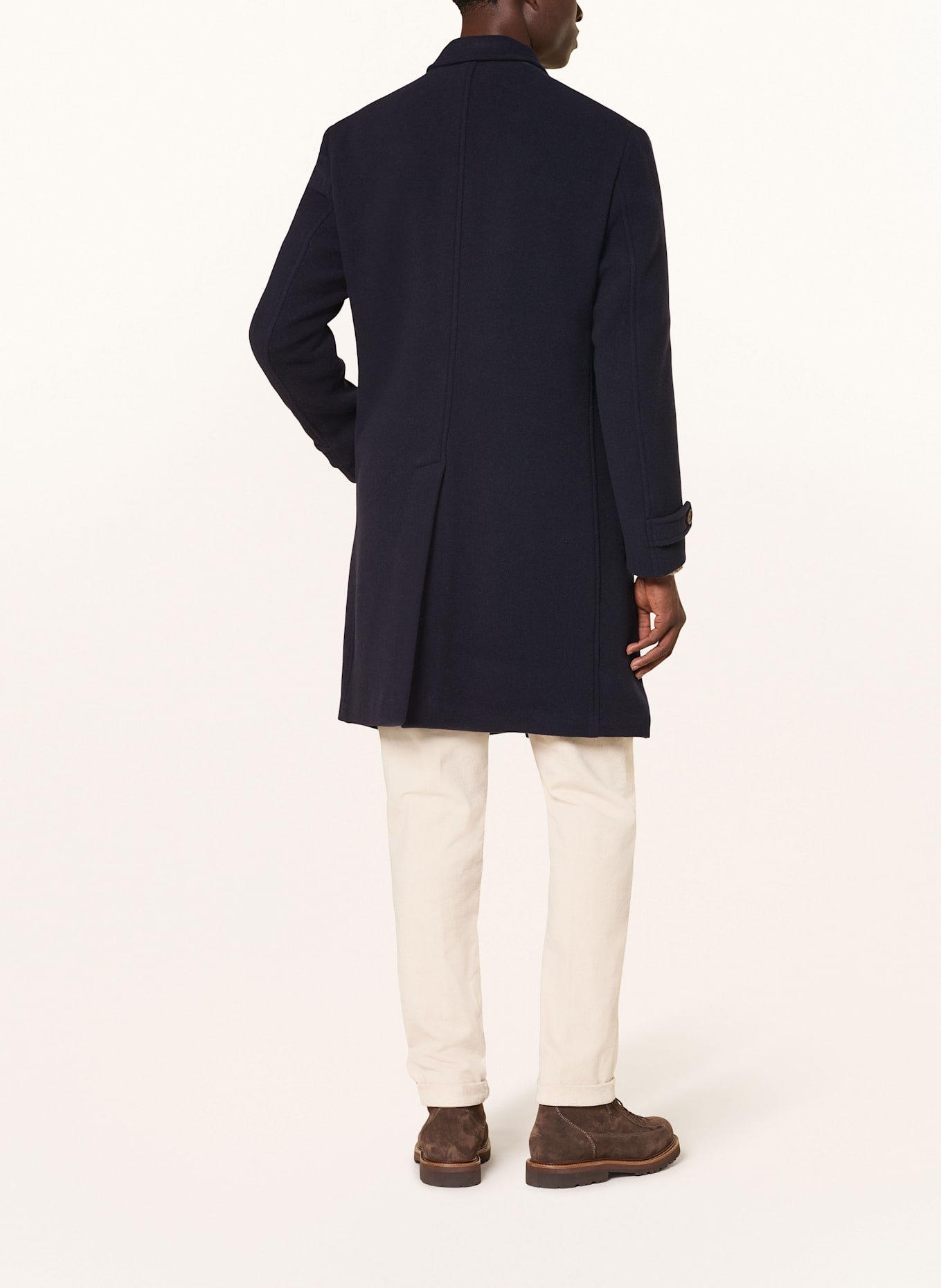 eleventy Wollmantel: DUNKELBLAU