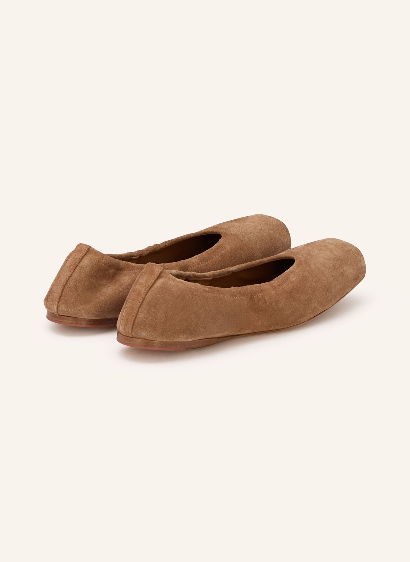 ALAÏA Ballerinas: COGNAC