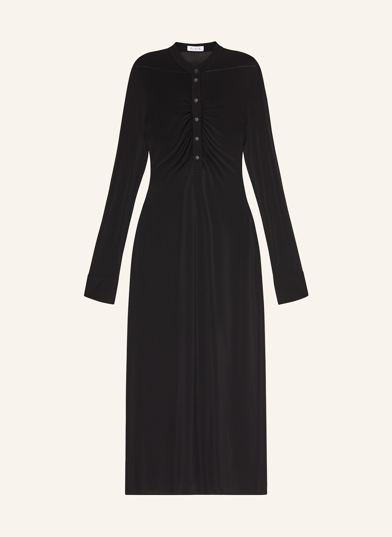 ALAÏA Abendkleid: SCHWARZ
