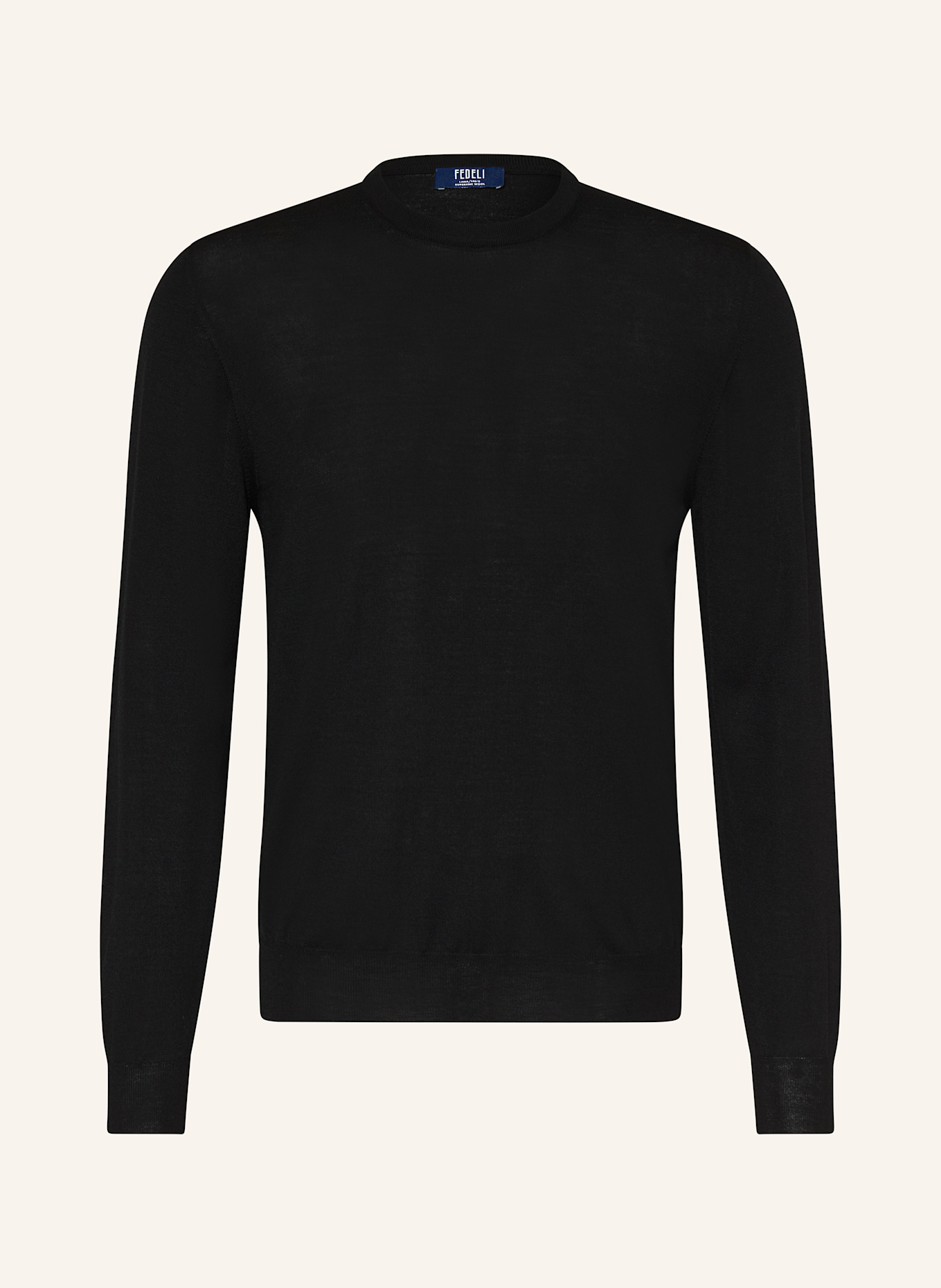 FEDELI Pullover: SCHWARZ