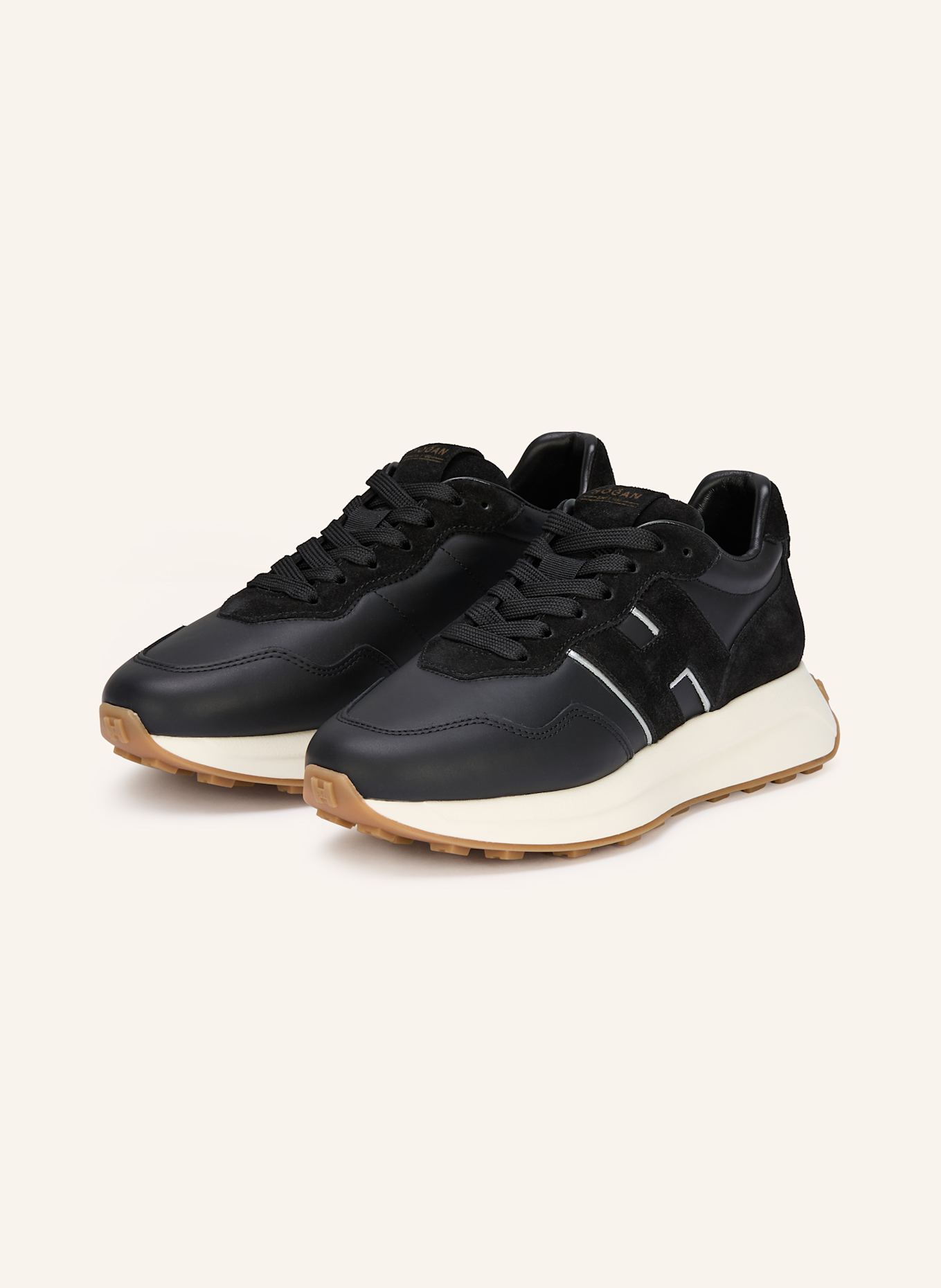 HOGAN Sneakersy H641: CZARNY