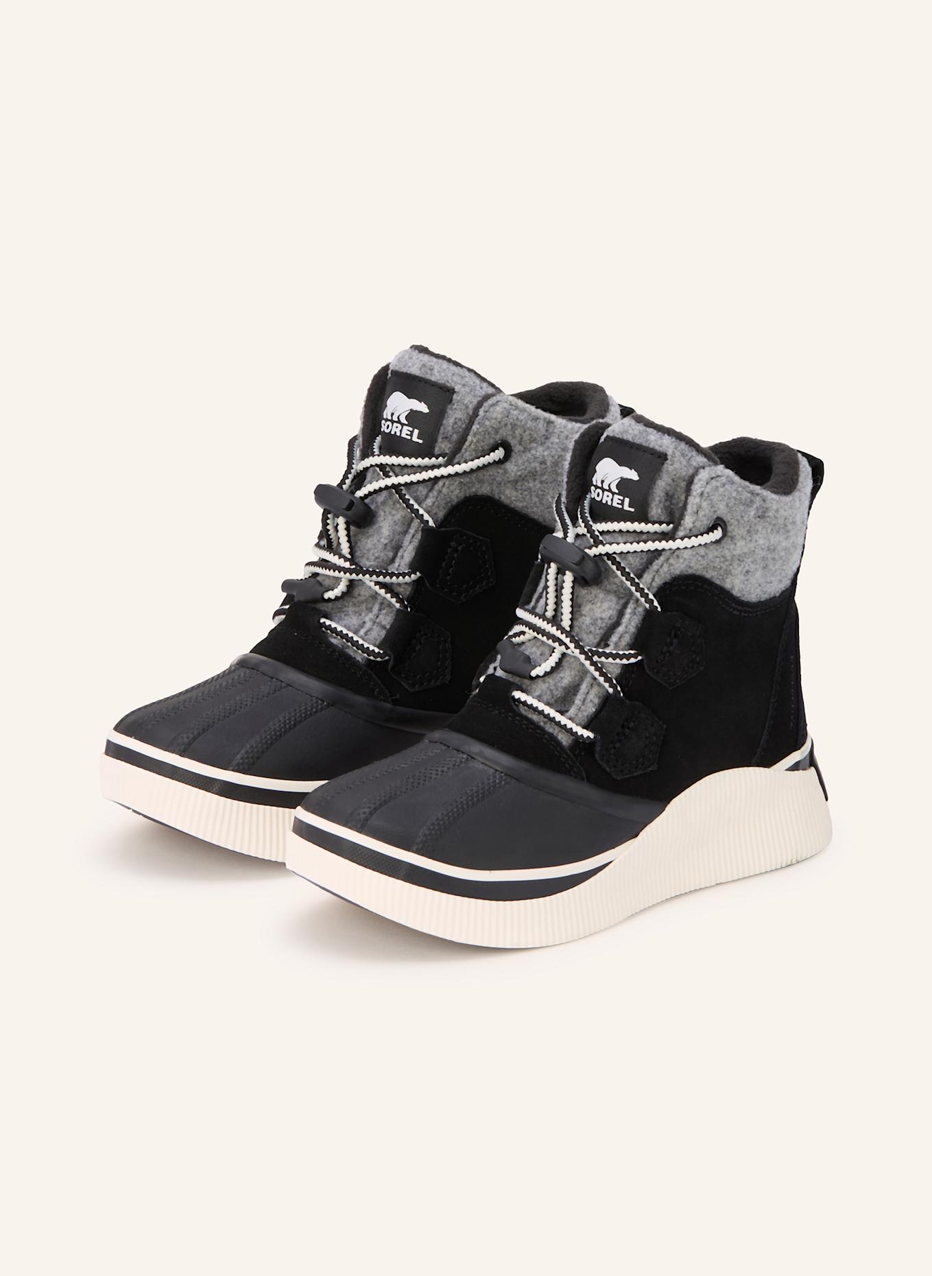SOREL Boots OUT N ABOUT™ IV CHILLZ: SCHWARZ / GRAU / WEISS